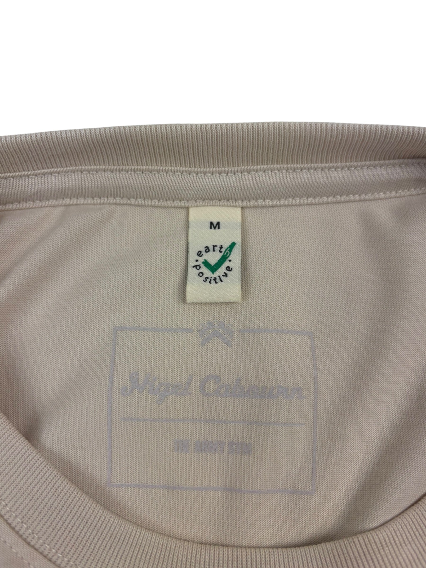 Nigel Cabourn Army Gym Print T-Shirt Light Beige