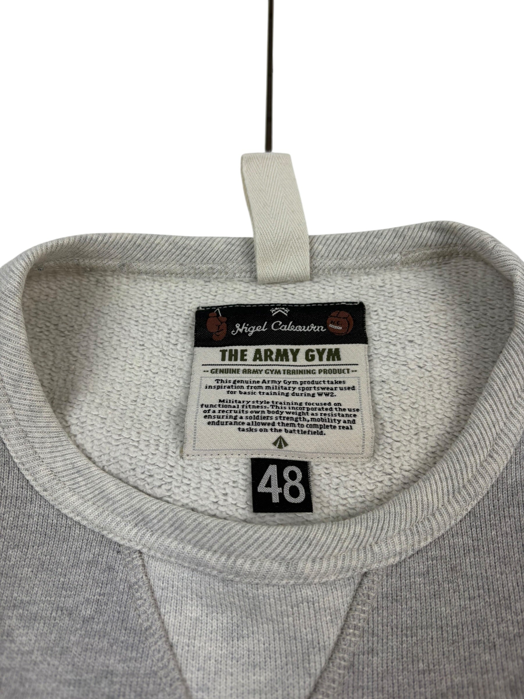 Nigel Cabourn Army Gym Printed Mélange Sweatshirt