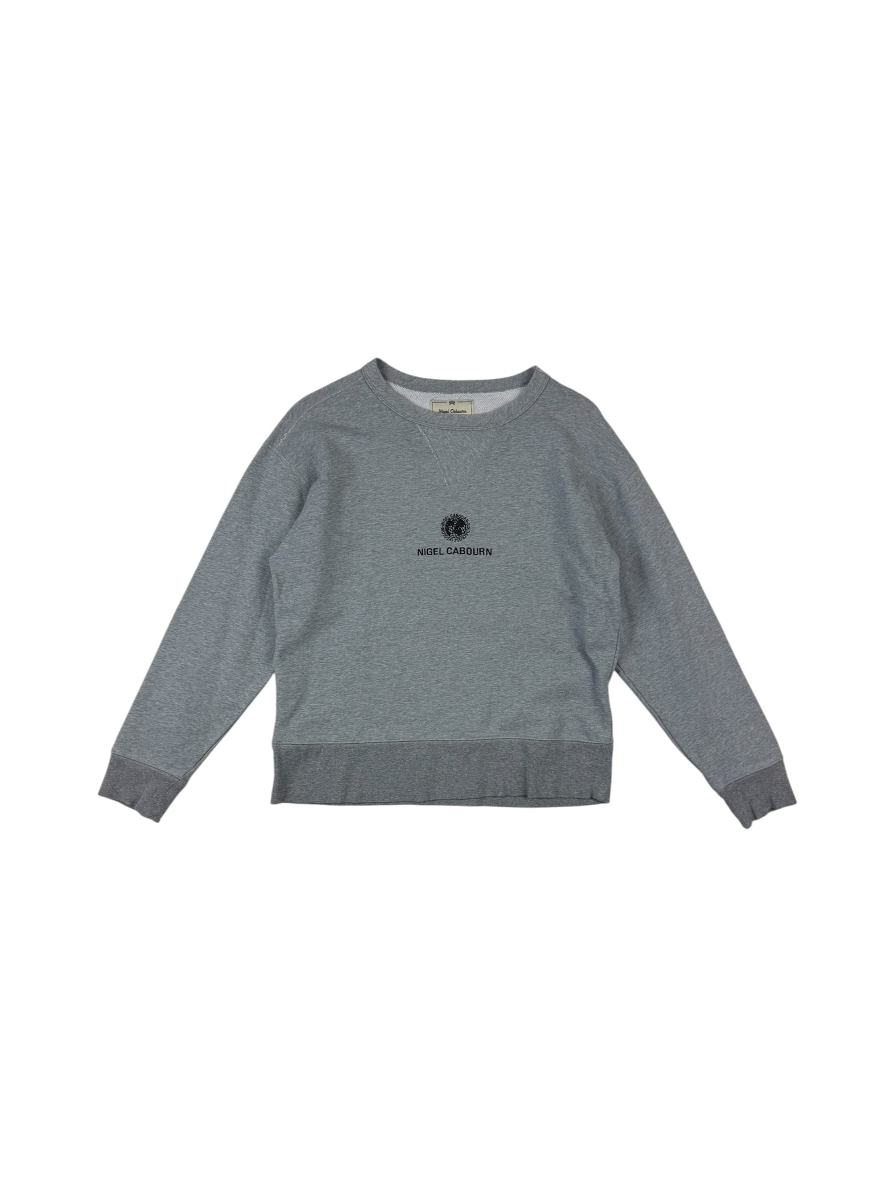Nigel Cabourn Army Gym Embroidered Globe Sweatshirt