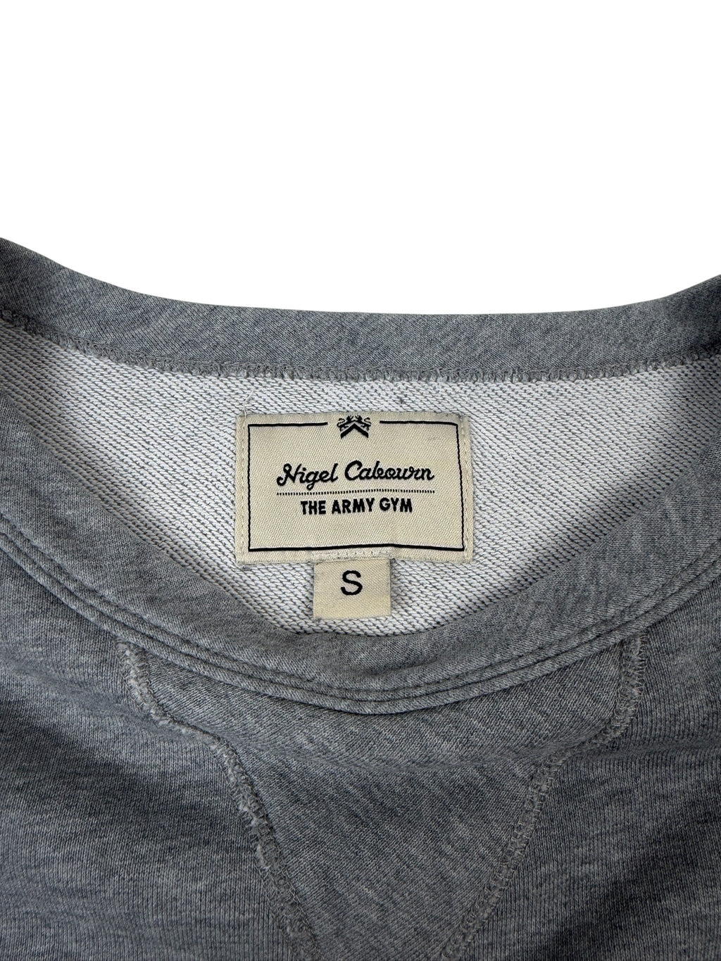 Nigel Cabourn Army Gym Embroidered Globe Sweatshirt