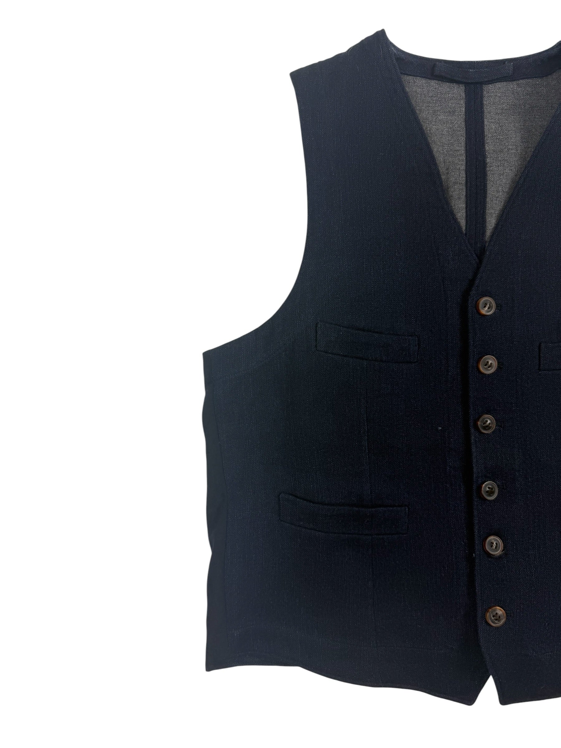 Nigel Cabourn Authentic Denim Waistcoat