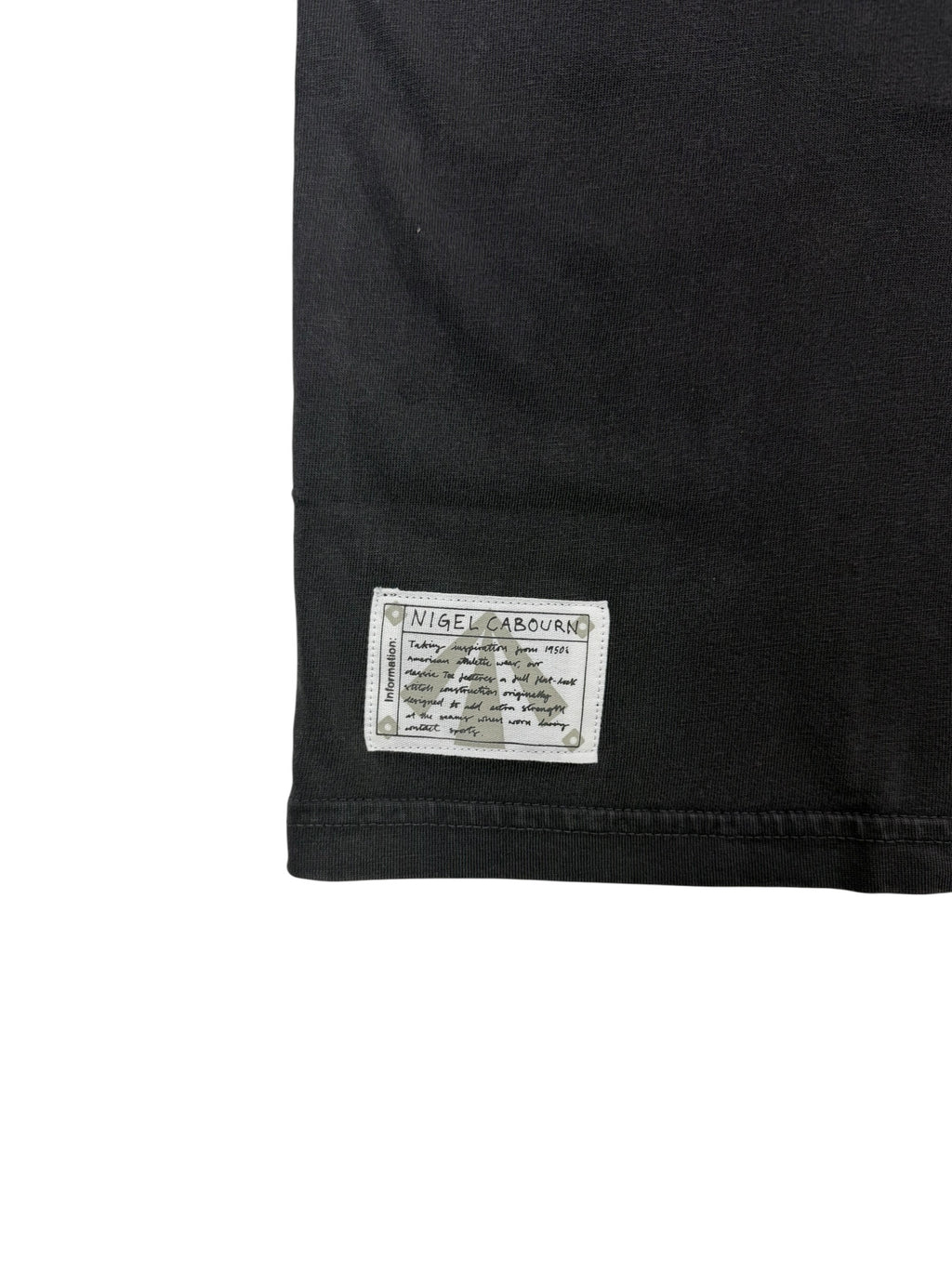 Nigel Cabourn Authentic EP T-Shirt Stonewash Black