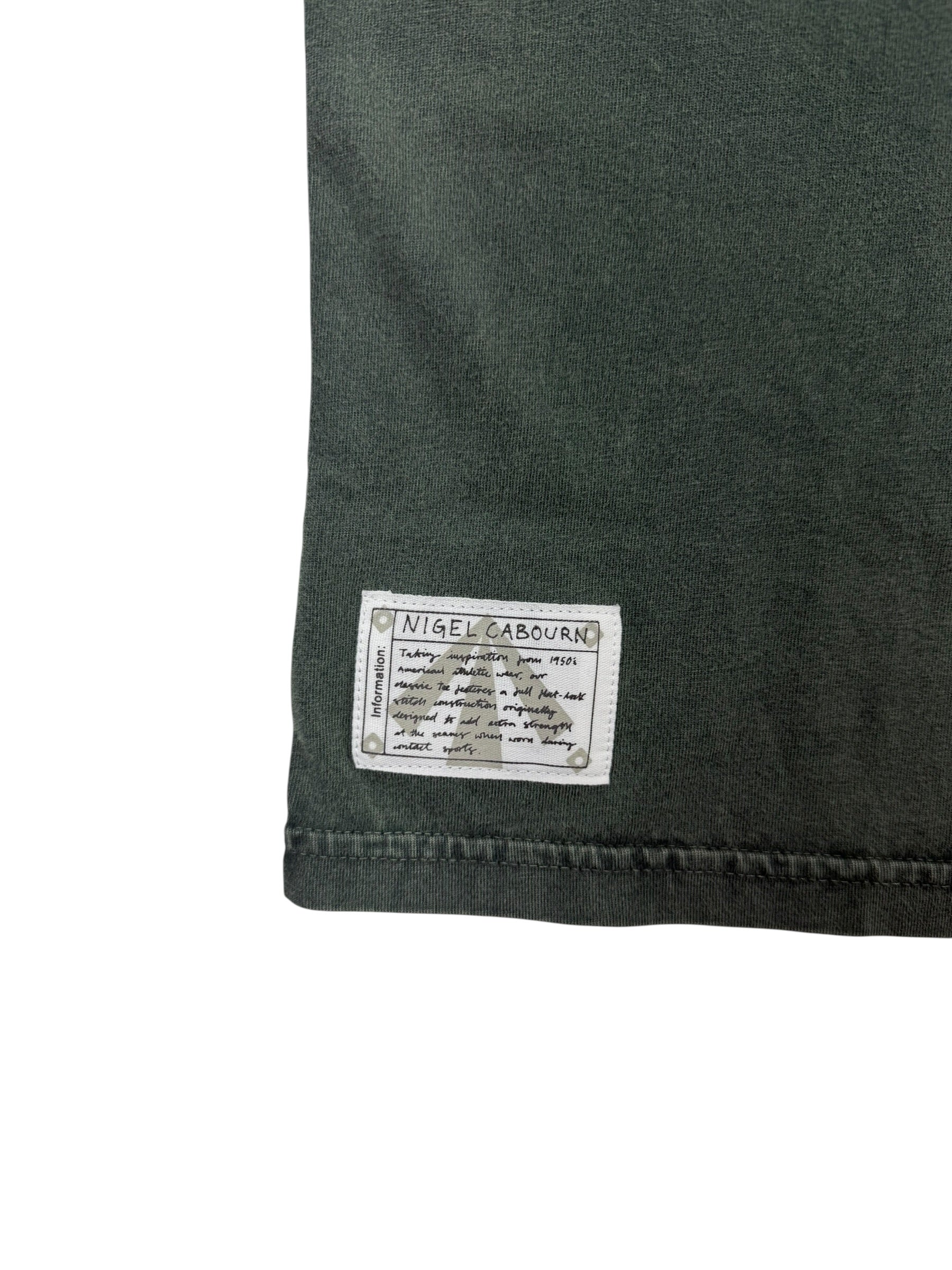 Nigel Cabourn Authentic EP T-Shirt Stonewash Green