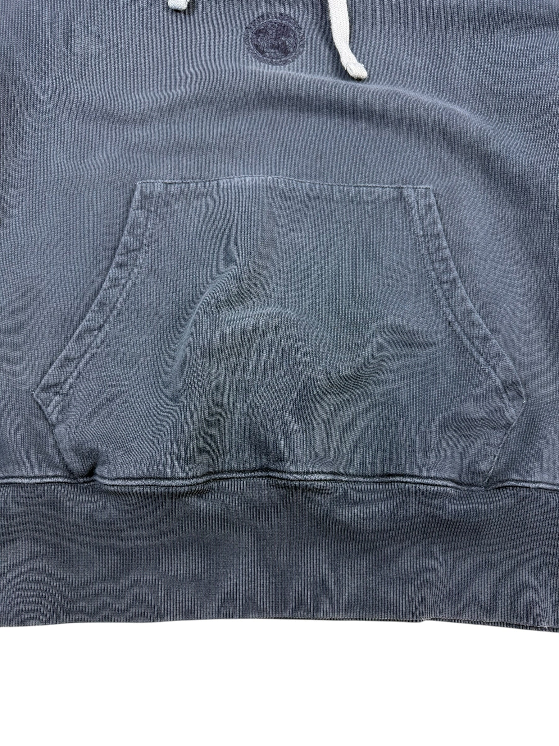 Nigel Cabourn Army Gym Embroidered Globe Hoodie