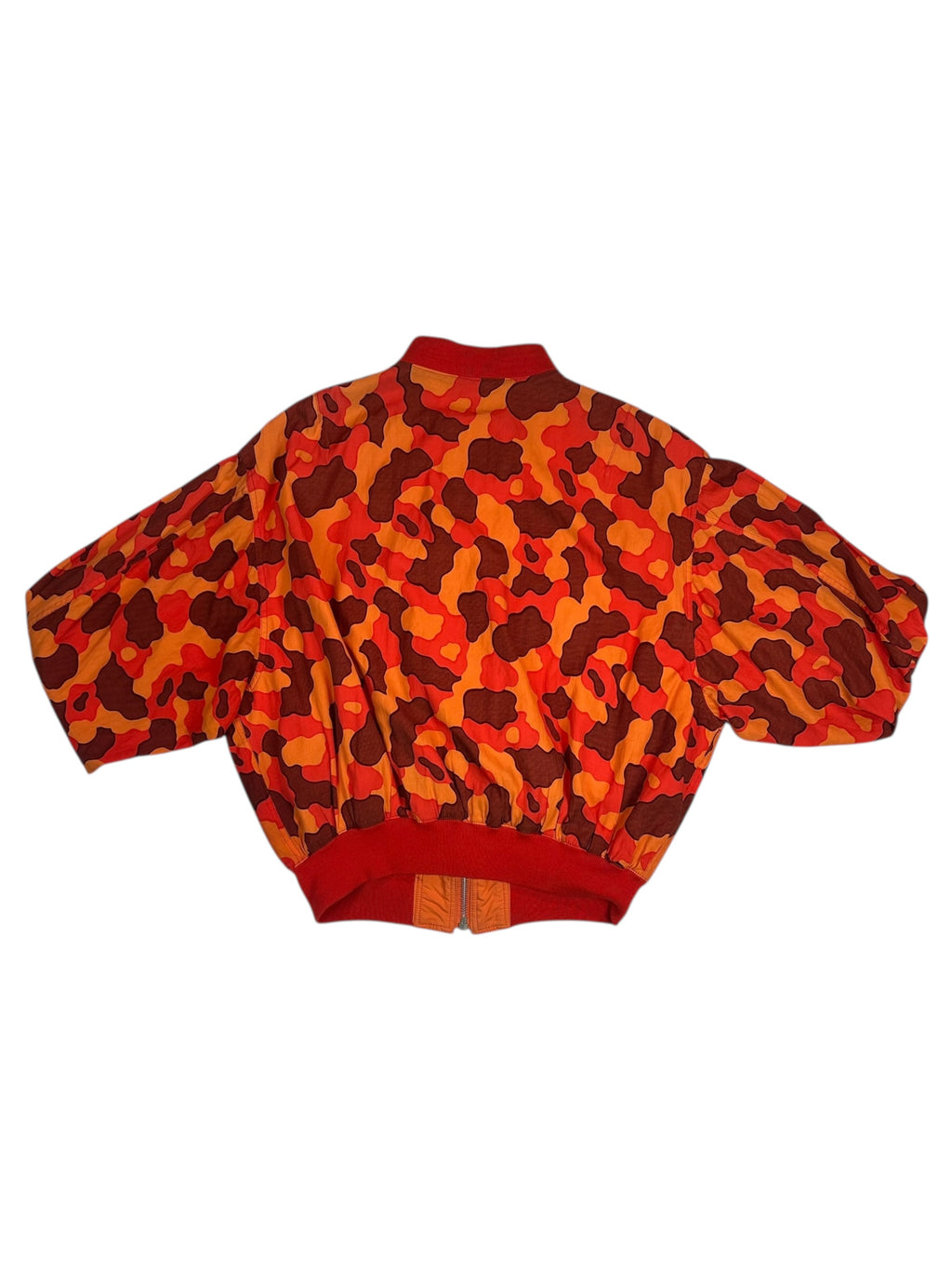 Nigel Cabourn 1980s Cricket Abstract Camo Flight Jacket