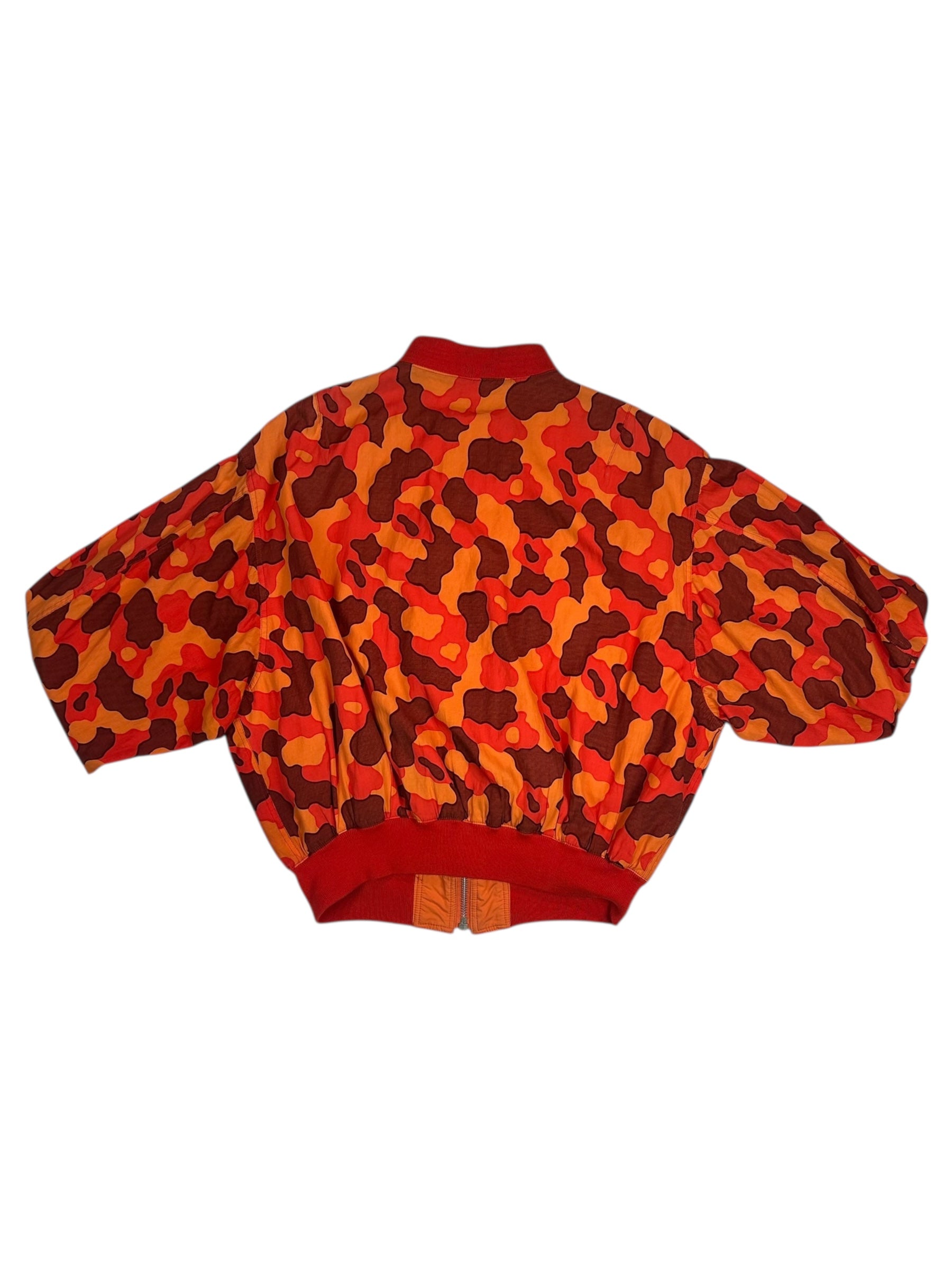 Nigel Cabourn 1980s Cricket Abstract Camo Flight Jacket