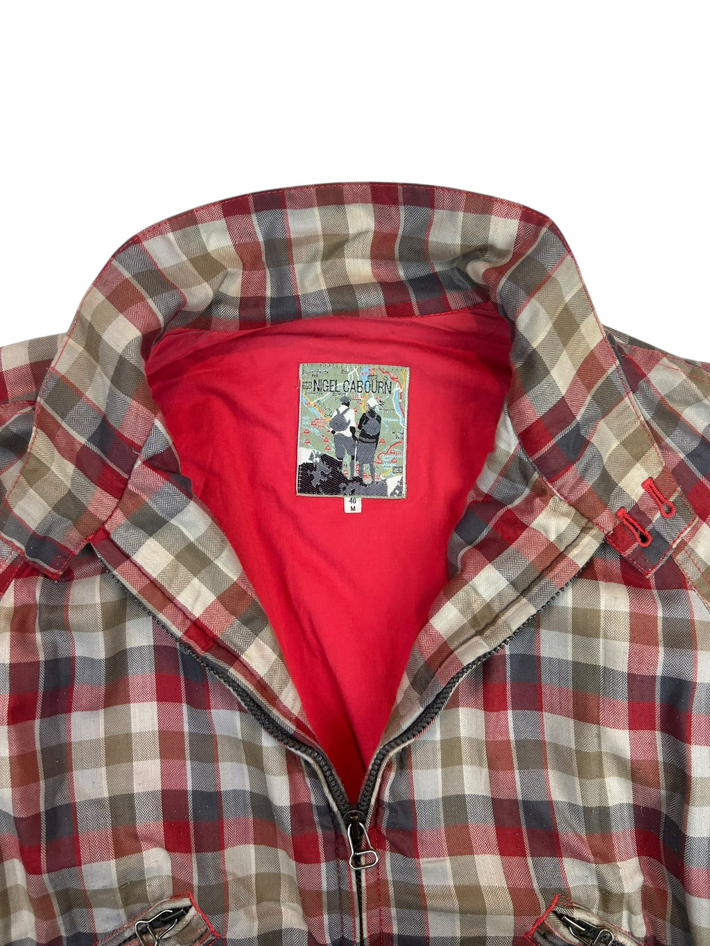 Nigel Cabourn 90s Check Flight Jacket