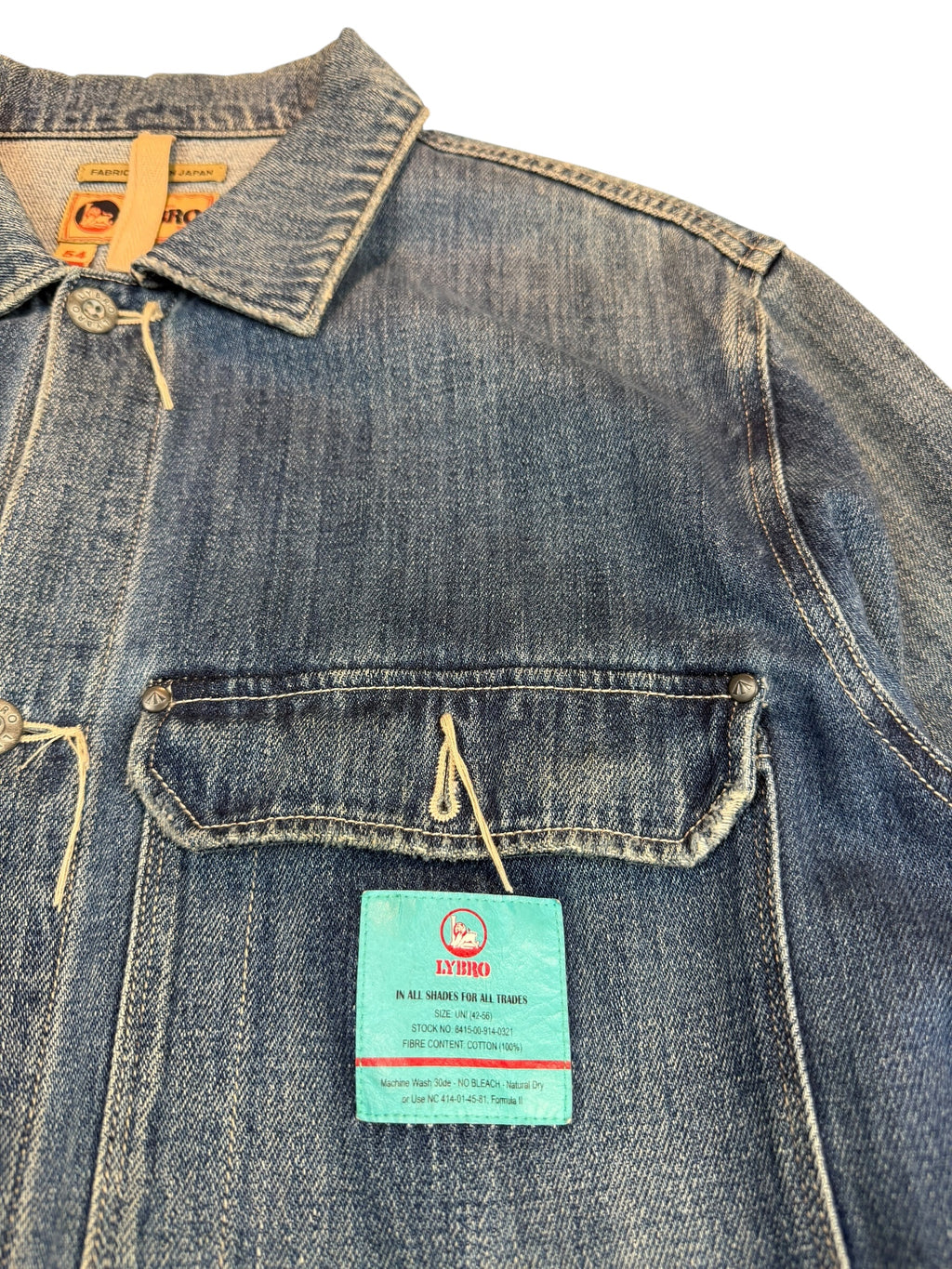 Nigel Cabourn Lybro Denim Hip Jacket