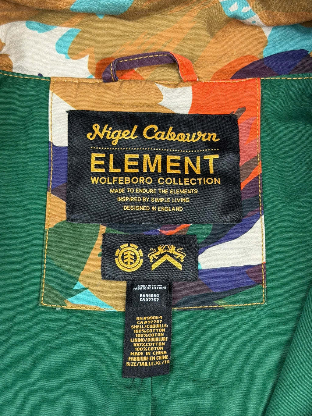 Nigel Cabourn Element Camo Hunting Parka