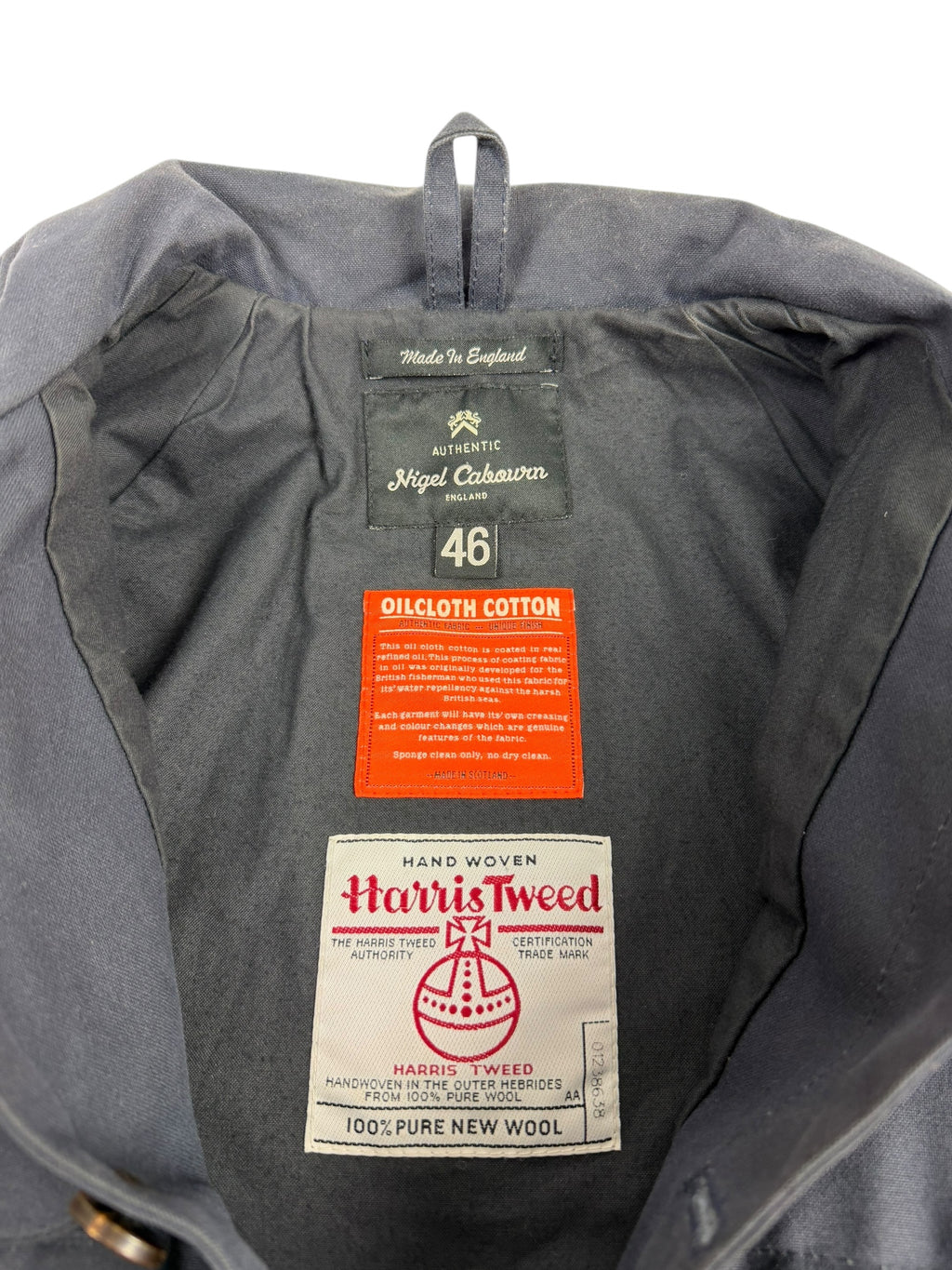 Nigel Cabourn Authentic Cameraman Harris Tweed Jacket