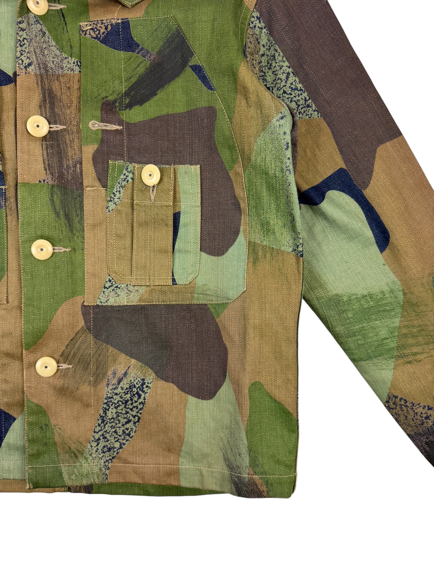 Nigel Cabourn Authentic Camo Denim Chore Jacket