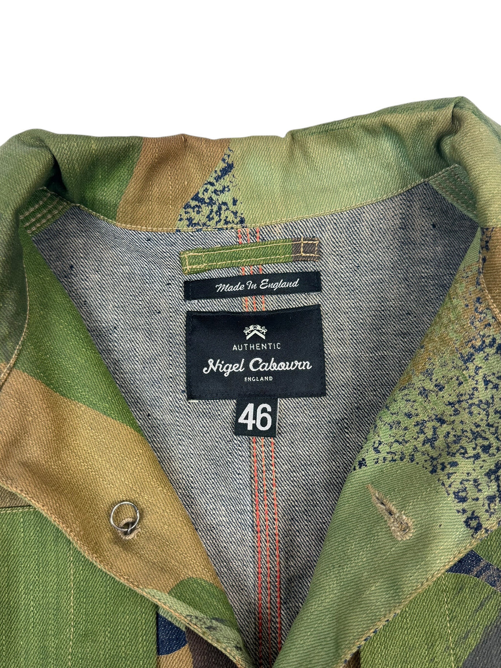 Nigel Cabourn Authentic Camo Denim Chore Jacket
