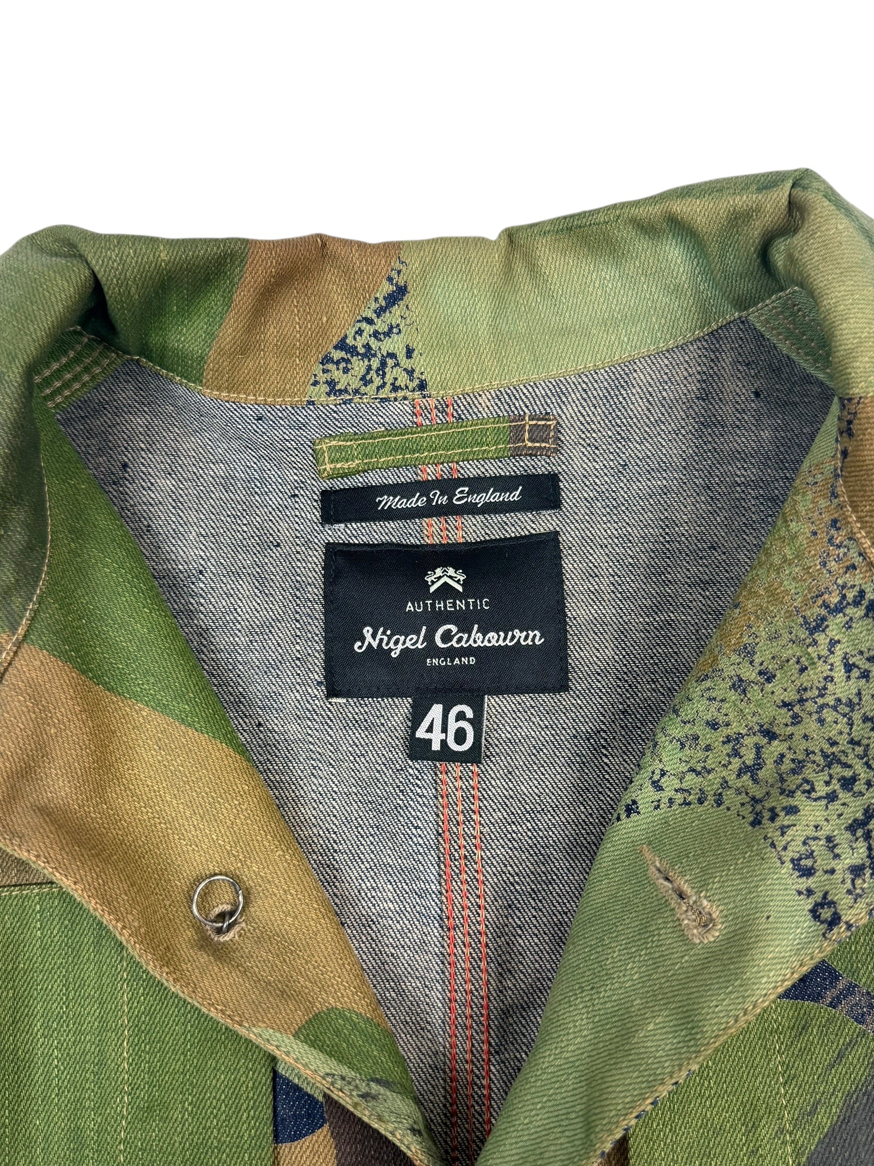 Nigel Cabourn Authentic Camo Denim Chore Jacket
