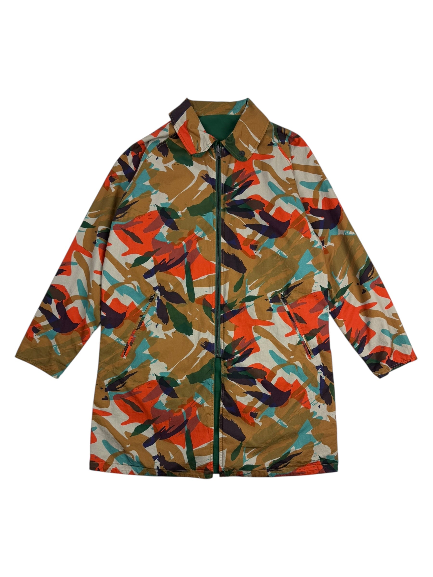 Nigel Cabourn Element Camo Reversible Murray Long Trench