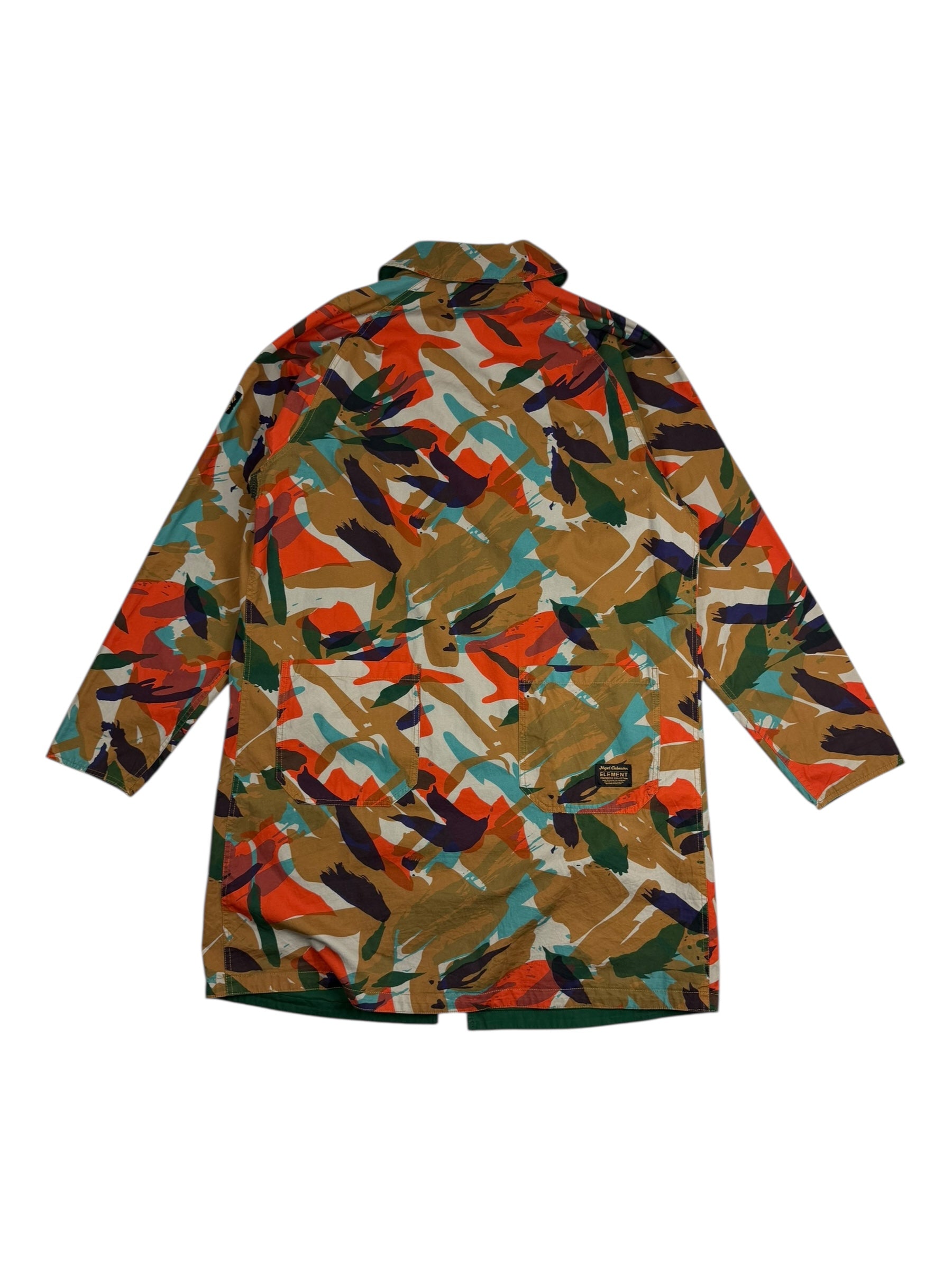 Nigel Cabourn Element Camo Reversible Murray Long Trench