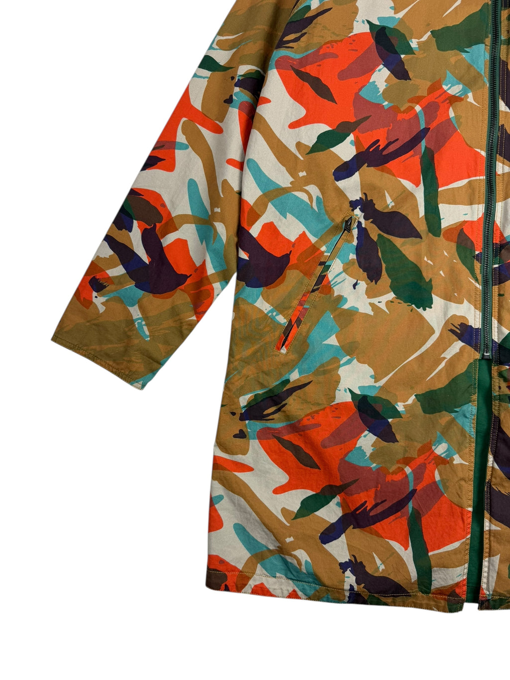 Nigel Cabourn Element Camo Reversible Murray Long Trench