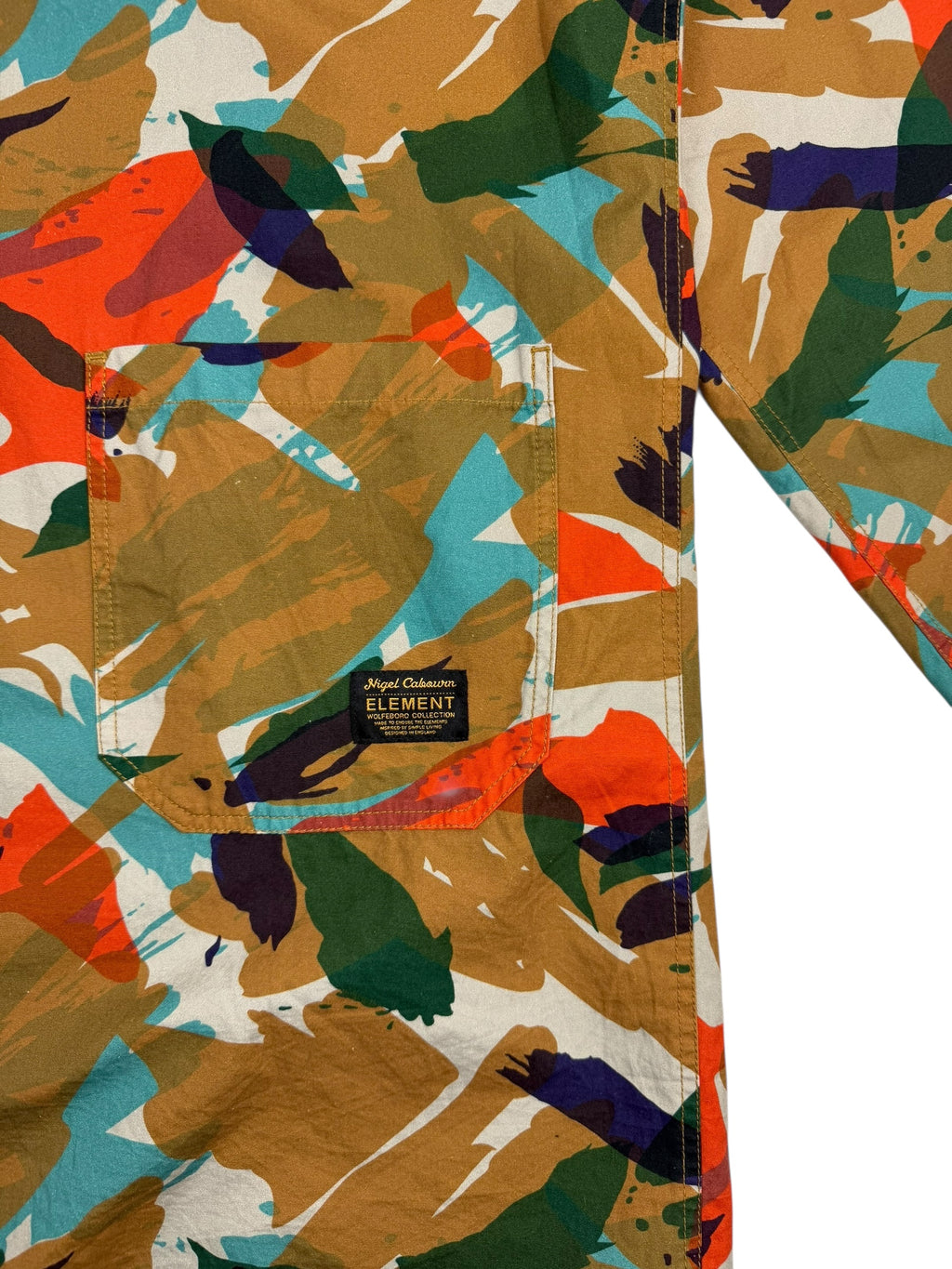 Nigel Cabourn Element Camo Reversible Murray Long Trench