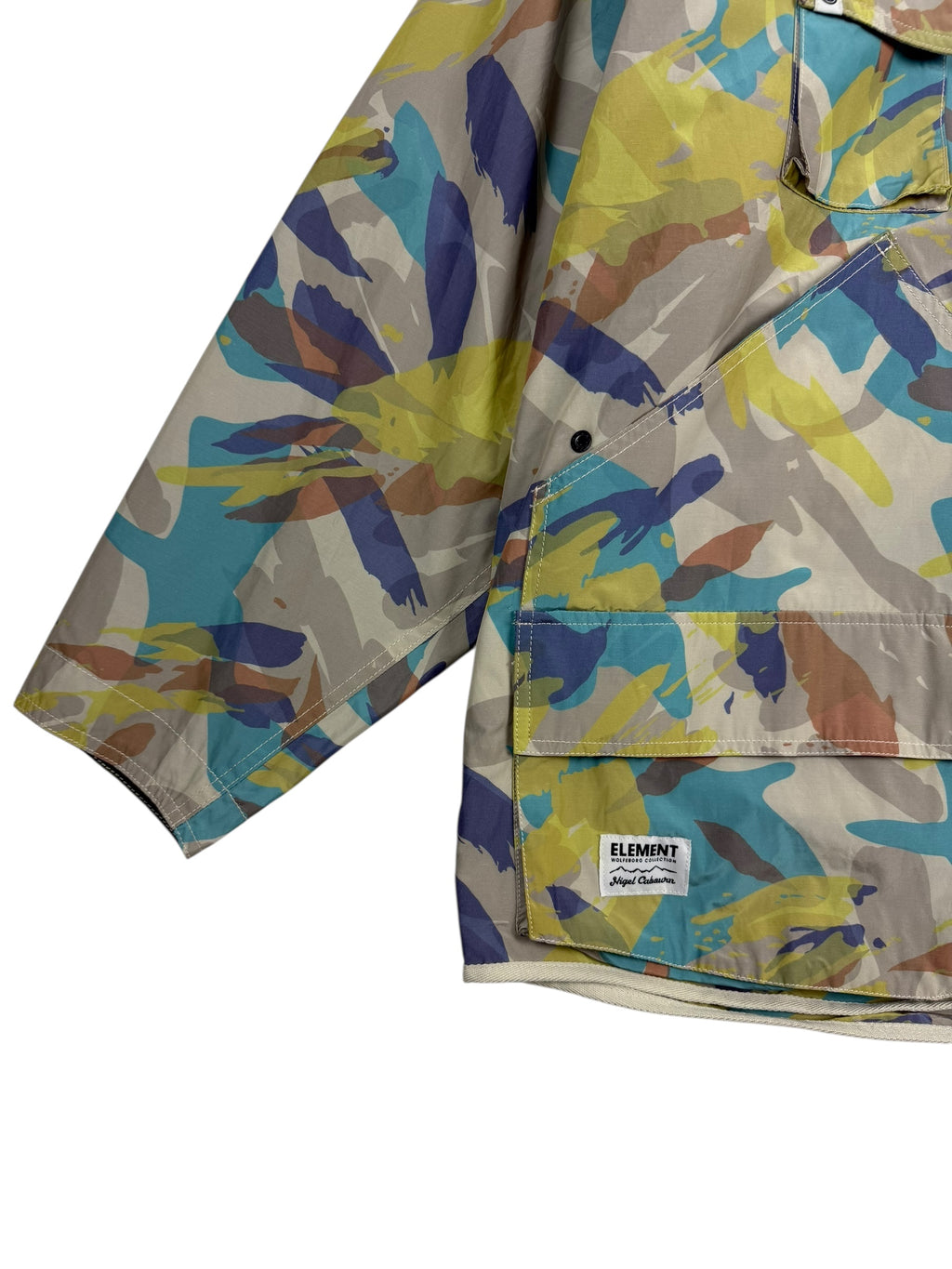 Nigel Cabourn Element Abstract Camo Alder Hunting Parka