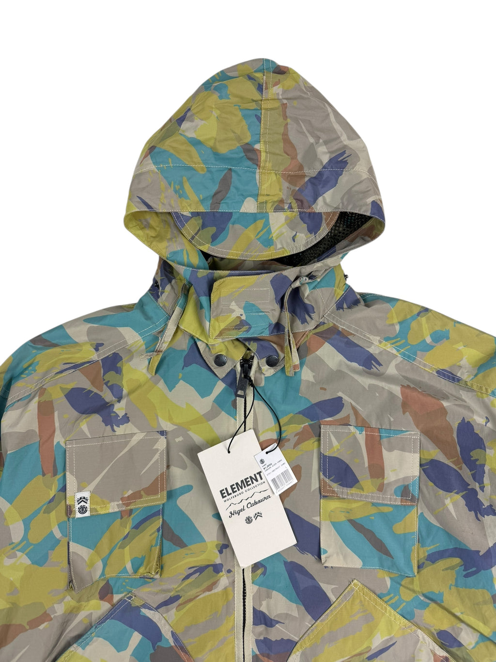 Nigel Cabourn Element Abstract Camo Alder Hunting Parka