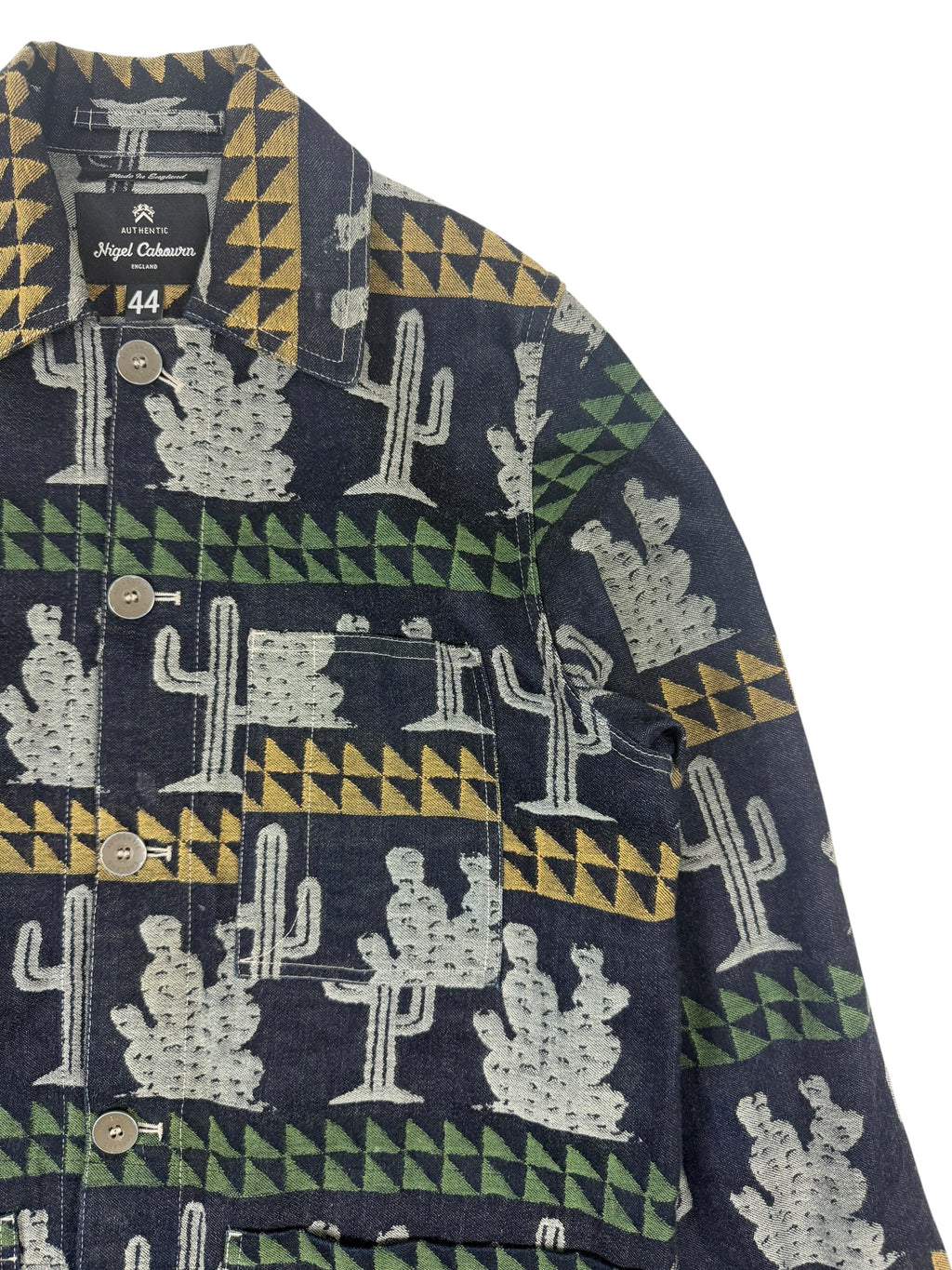 Nigel Cabourn Authentic Cactus Jacquard Chore Jacket