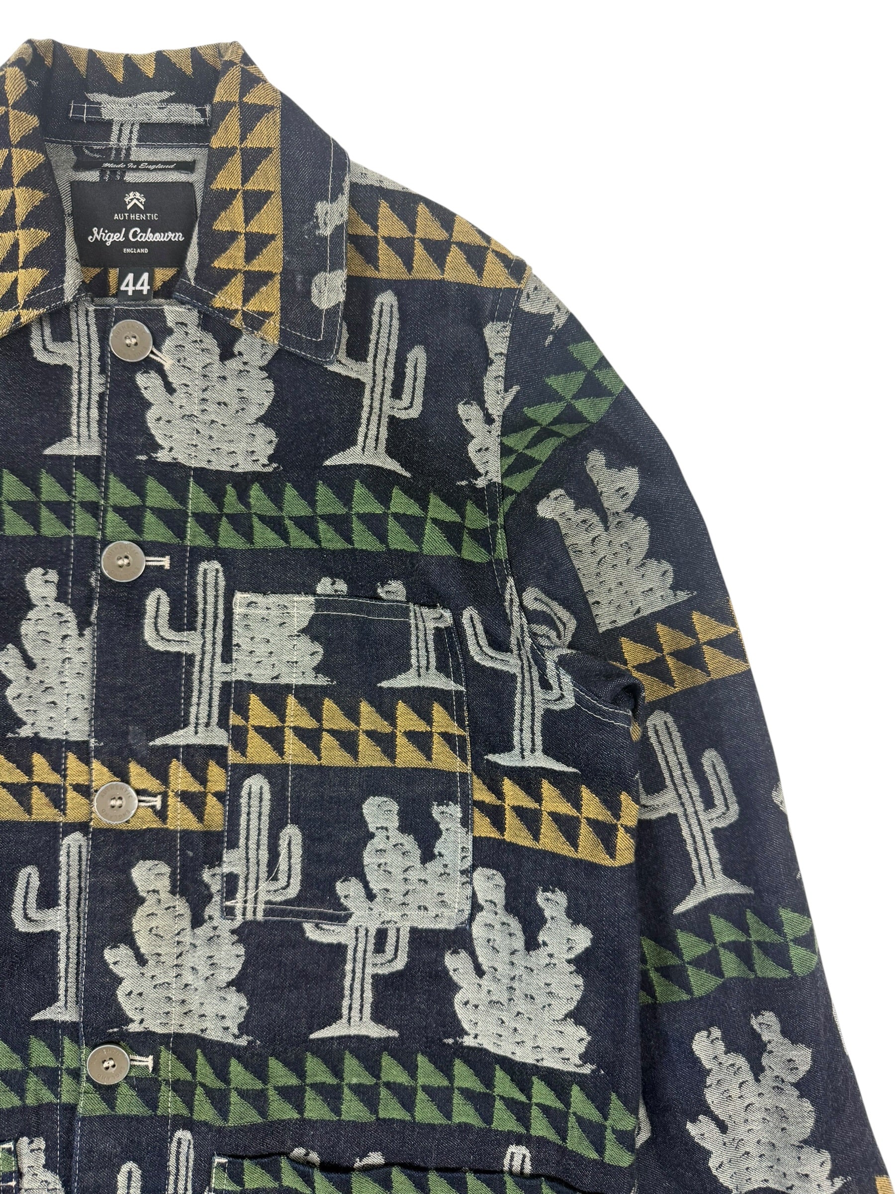 Nigel Cabourn Authentic Cactus Jacquard Chore Jacket