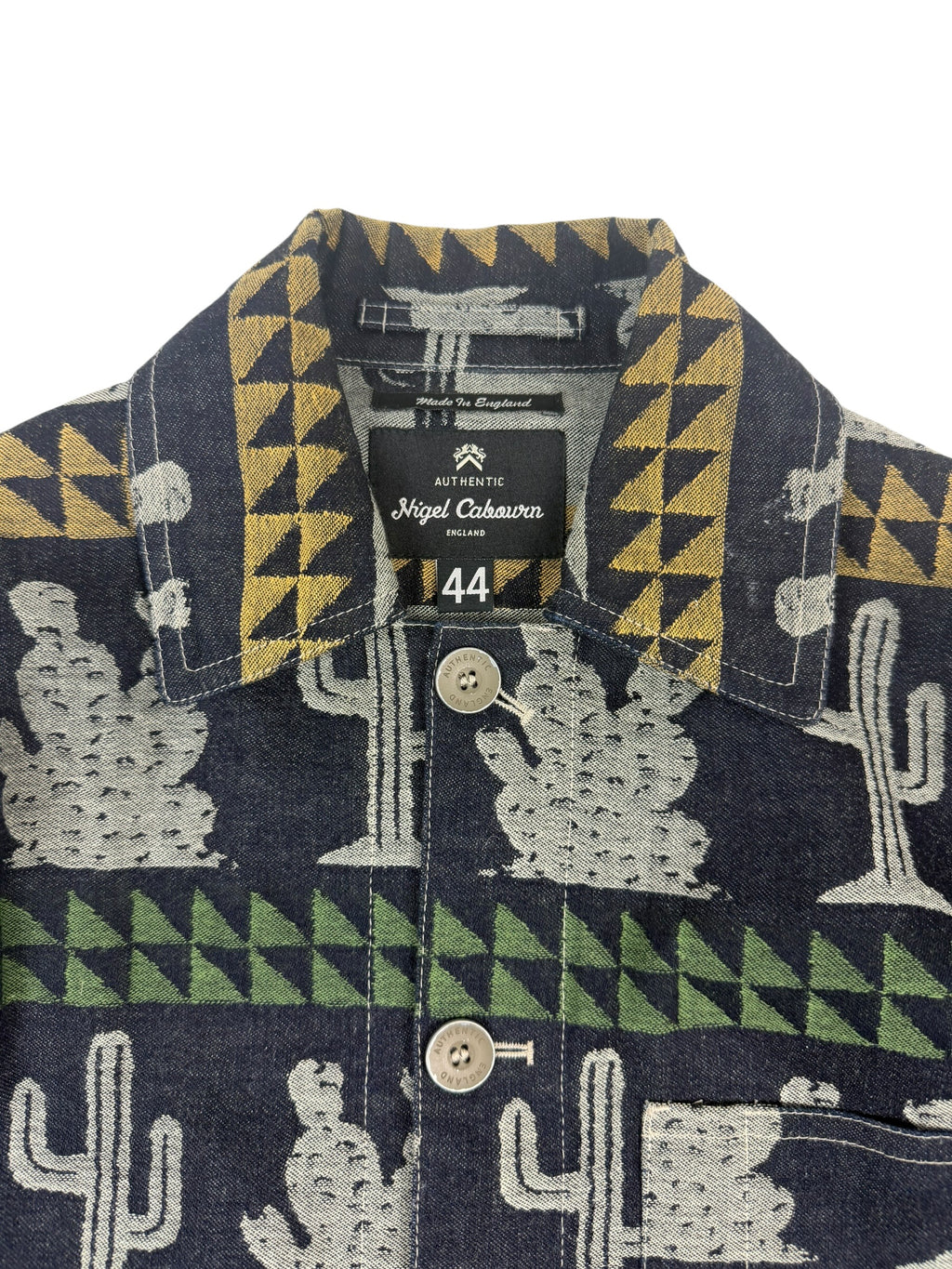 Nigel Cabourn Authentic Cactus Jacquard Chore Jacket