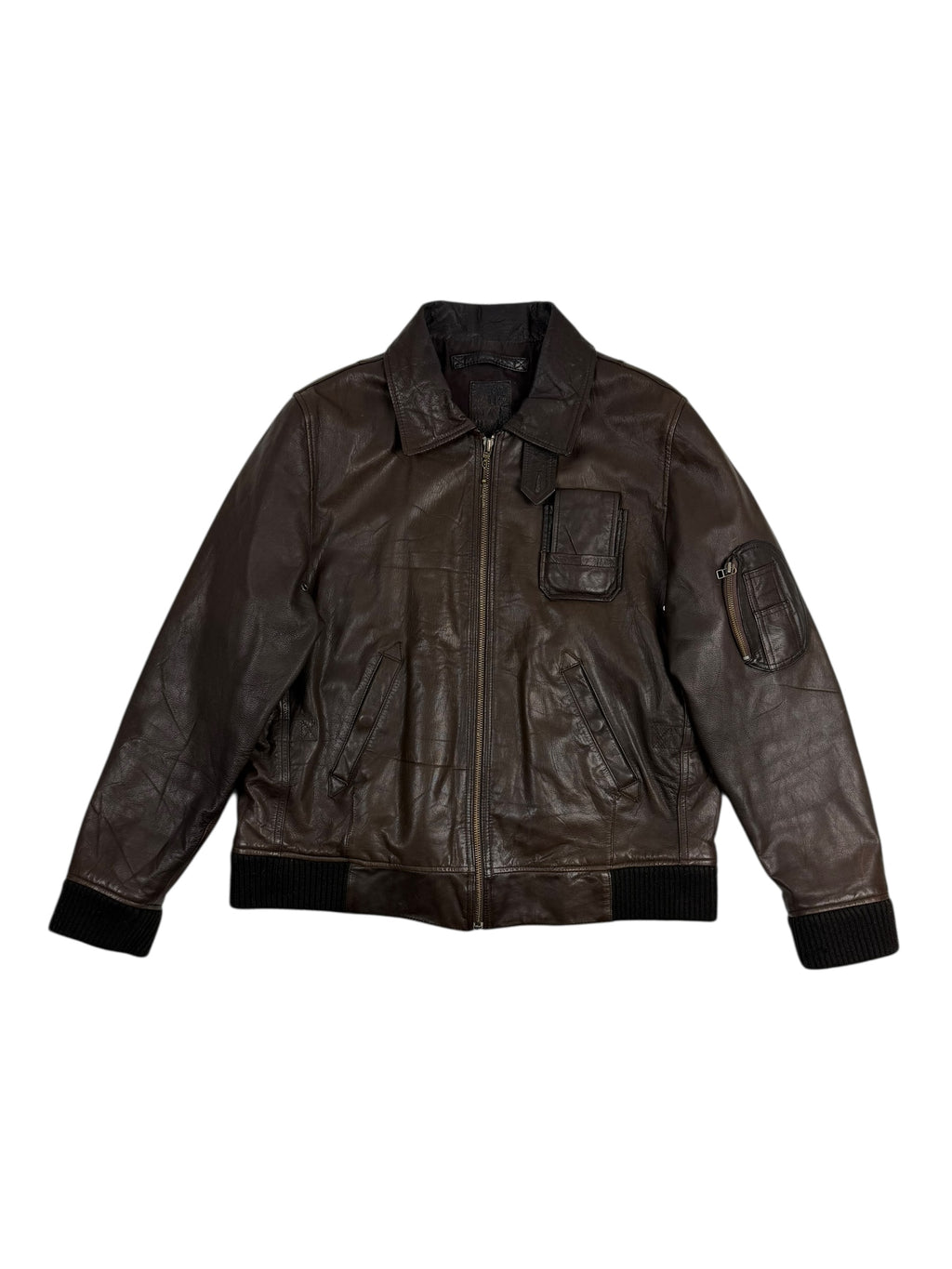 Nigel Cabourn Utility Leather Jacket