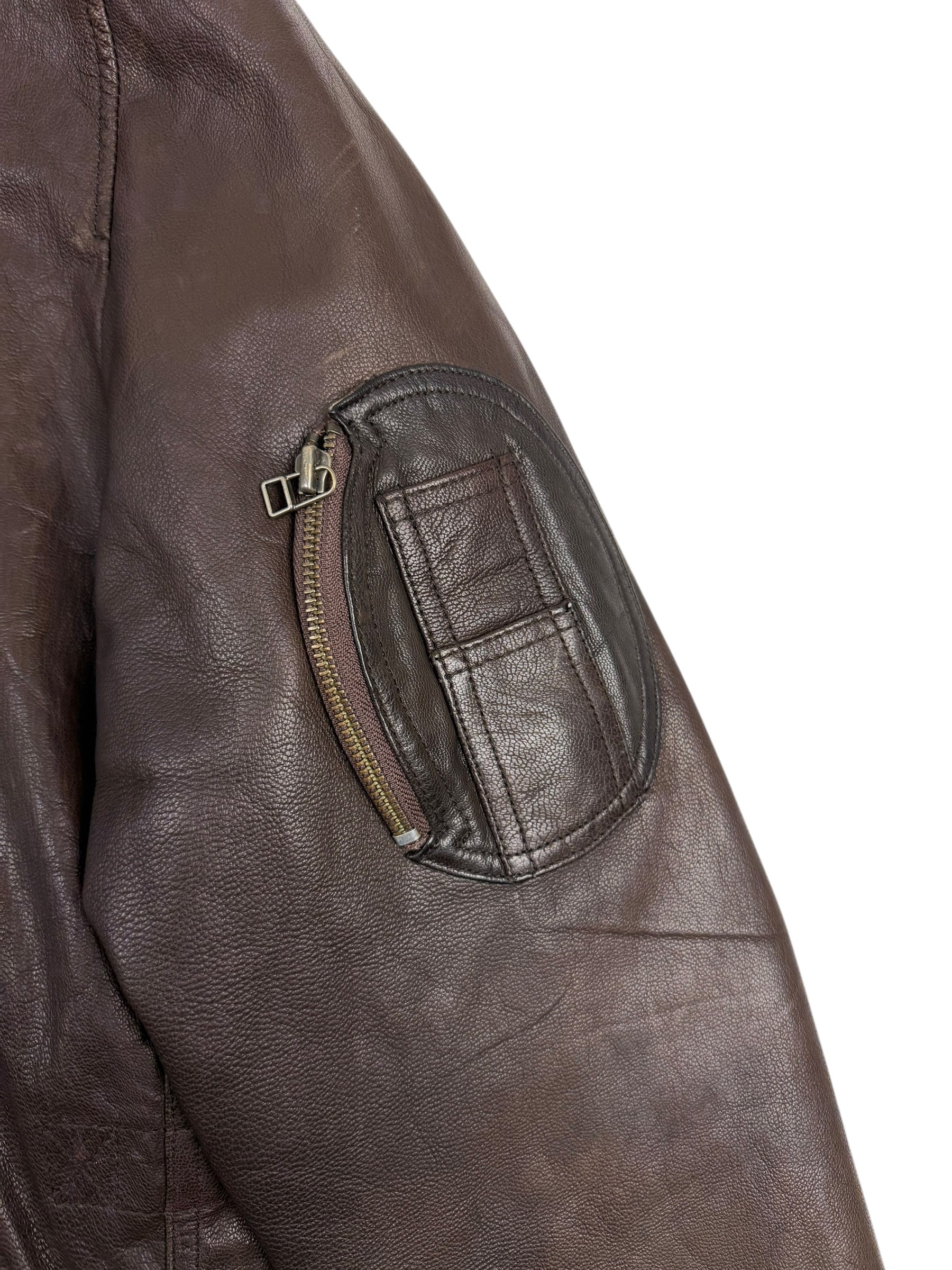 Nigel Cabourn Utility Leather Jacket