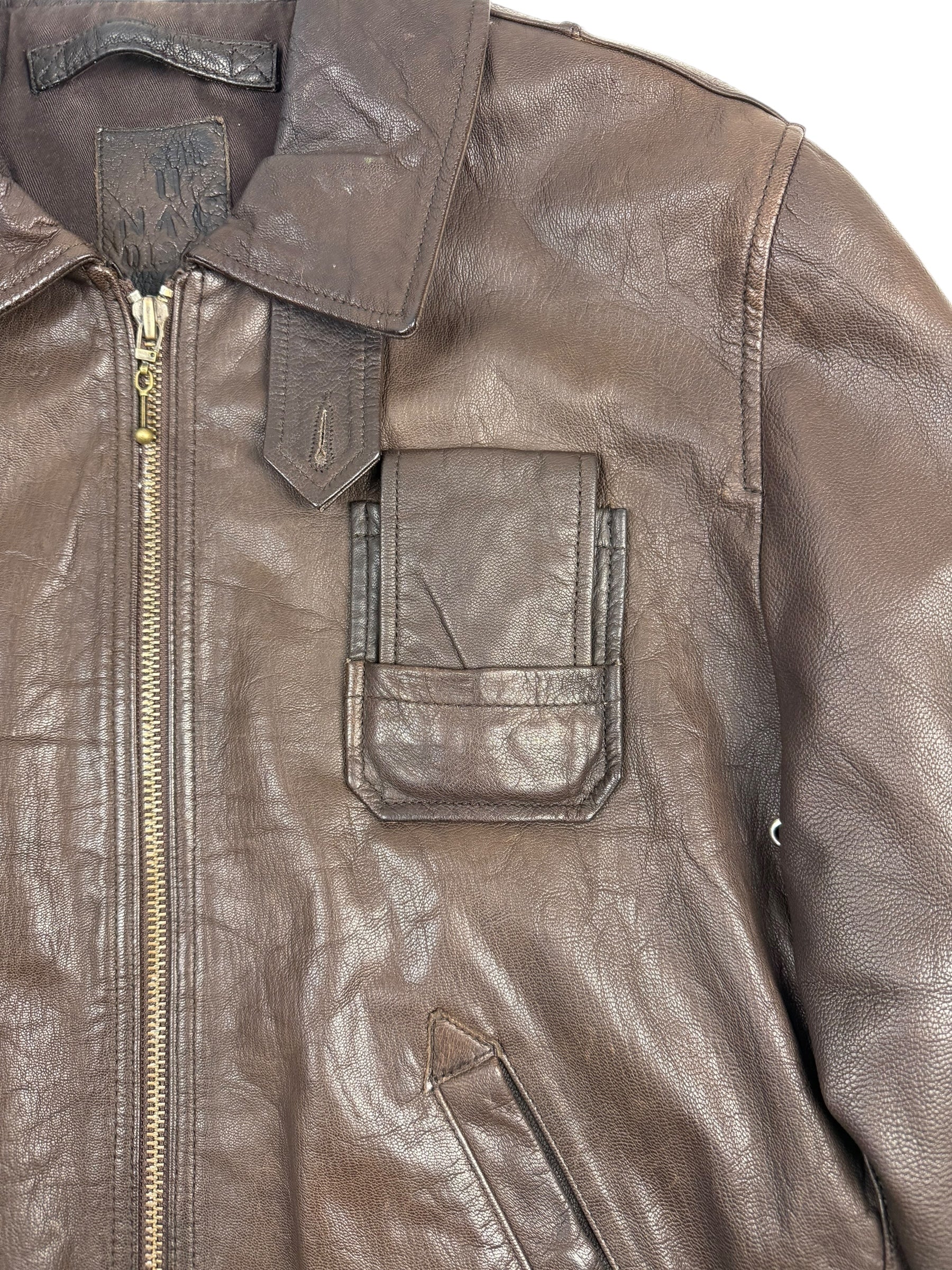 Nigel Cabourn Utility Leather Jacket