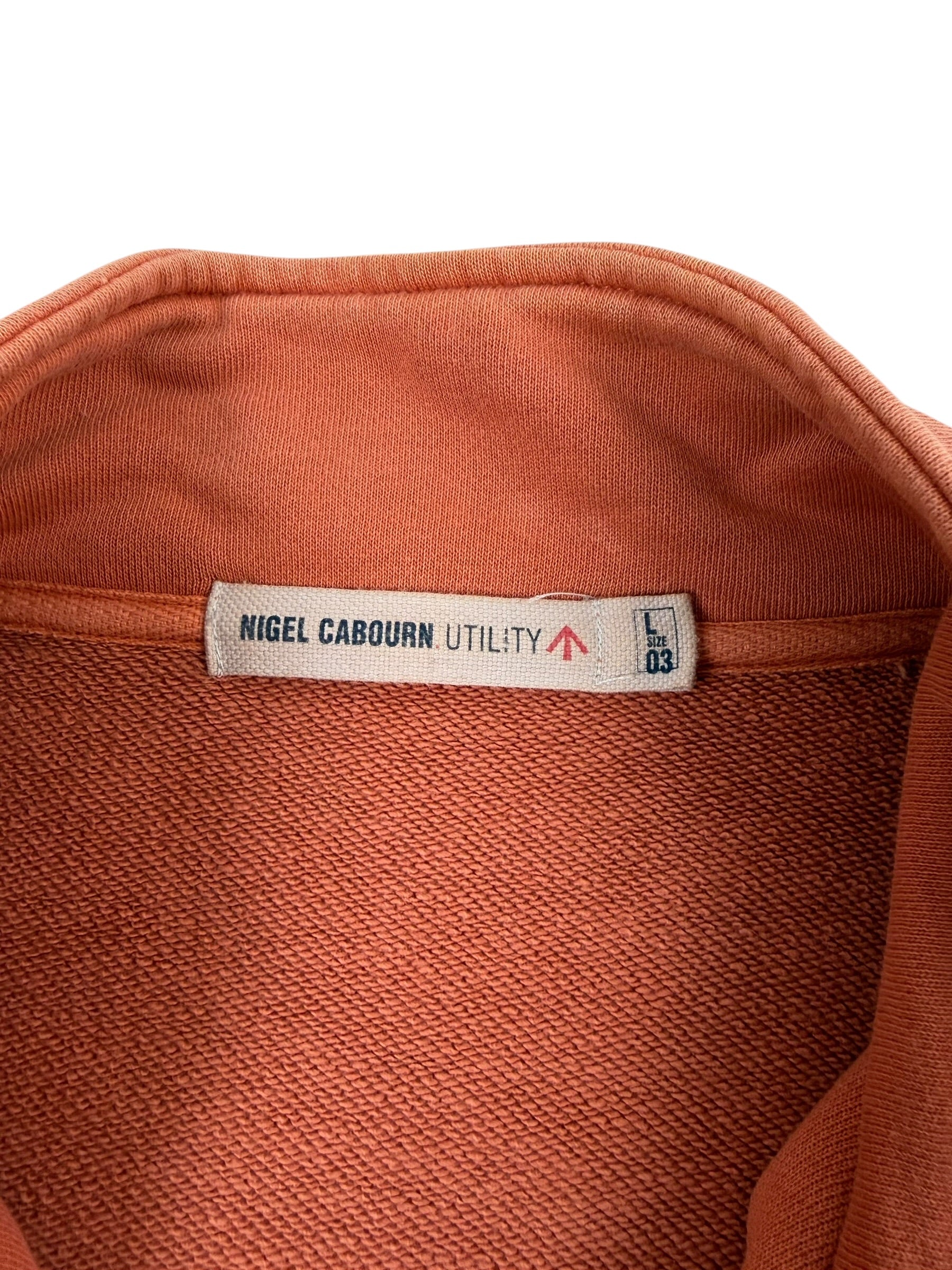 Nigel Cabourn Utility Spell-Out Zip Jacket