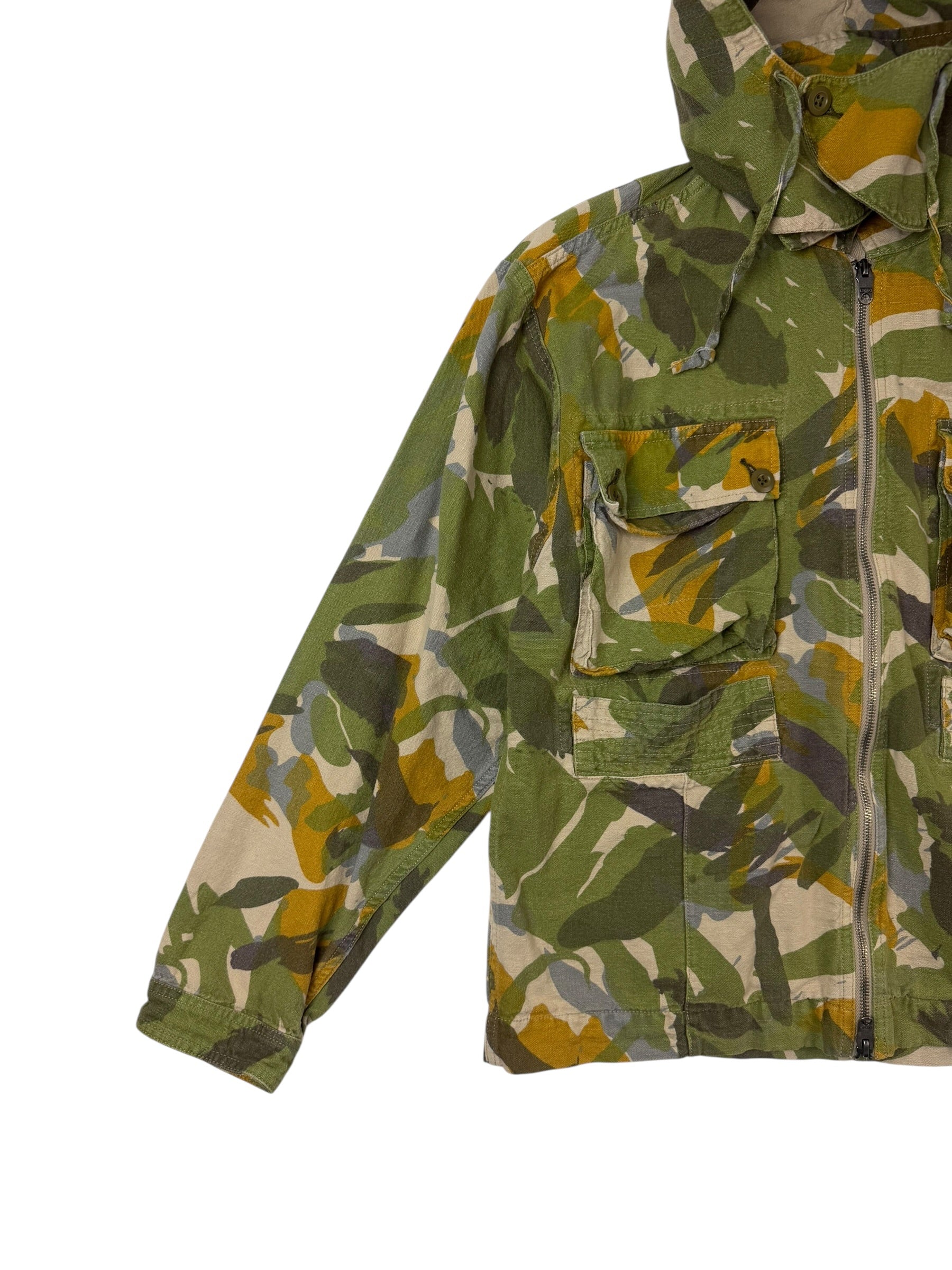 Nigel Cabourn Lybro US4 Hooded Camo Field Jacket