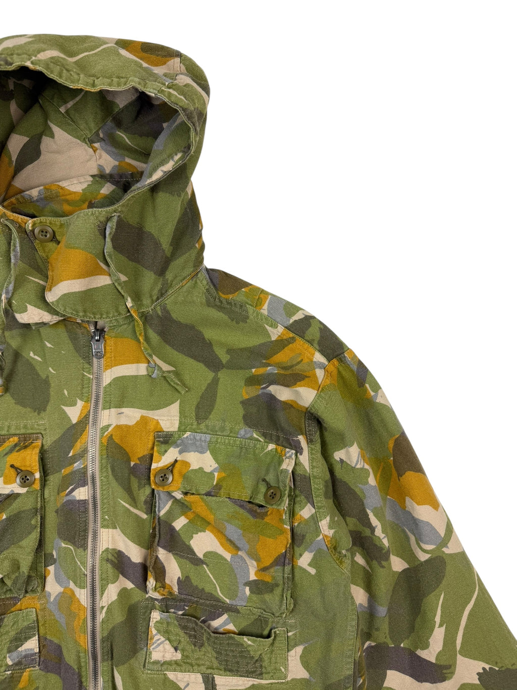 Nigel Cabourn Lybro US4 Hooded Camo Field Jacket