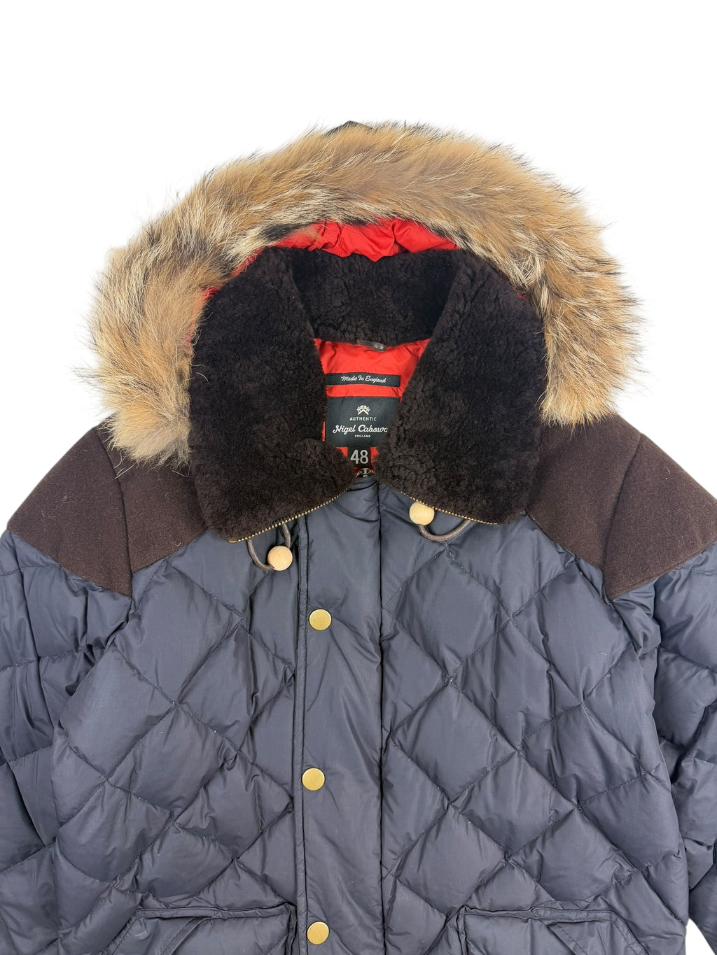 Nigel Cabourn Authentic Short Puffer Down Jacket