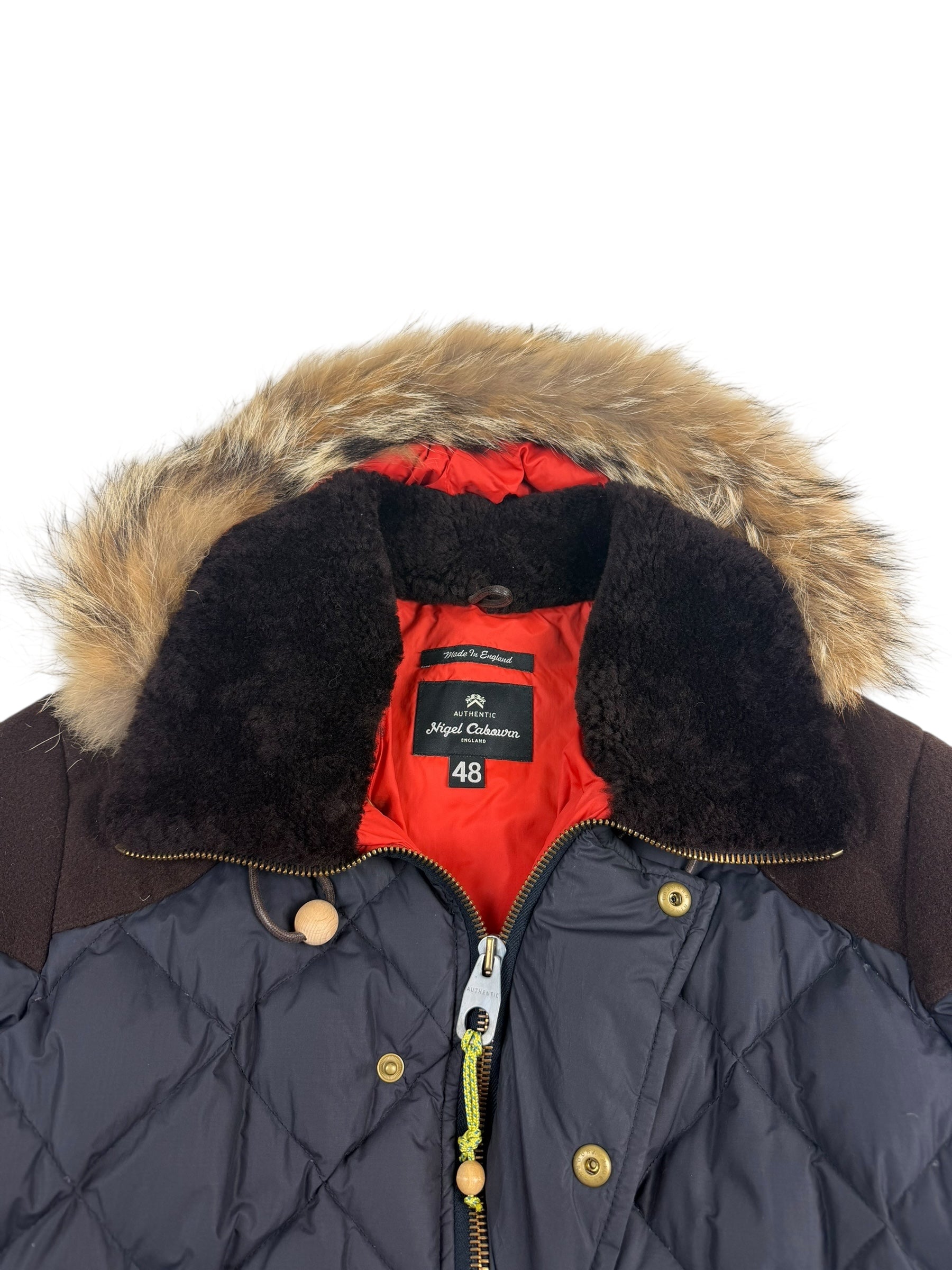 Nigel Cabourn Authentic Short Puffer Down Jacket