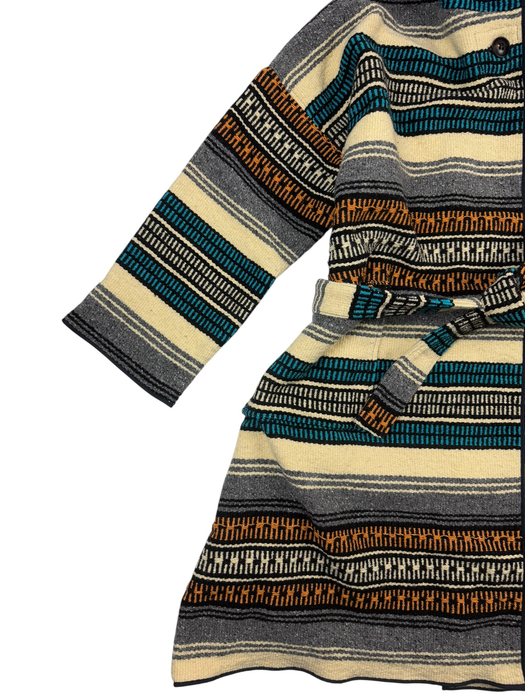 Nigel Cabourn Authentic Belted Wool Blanket Jacket