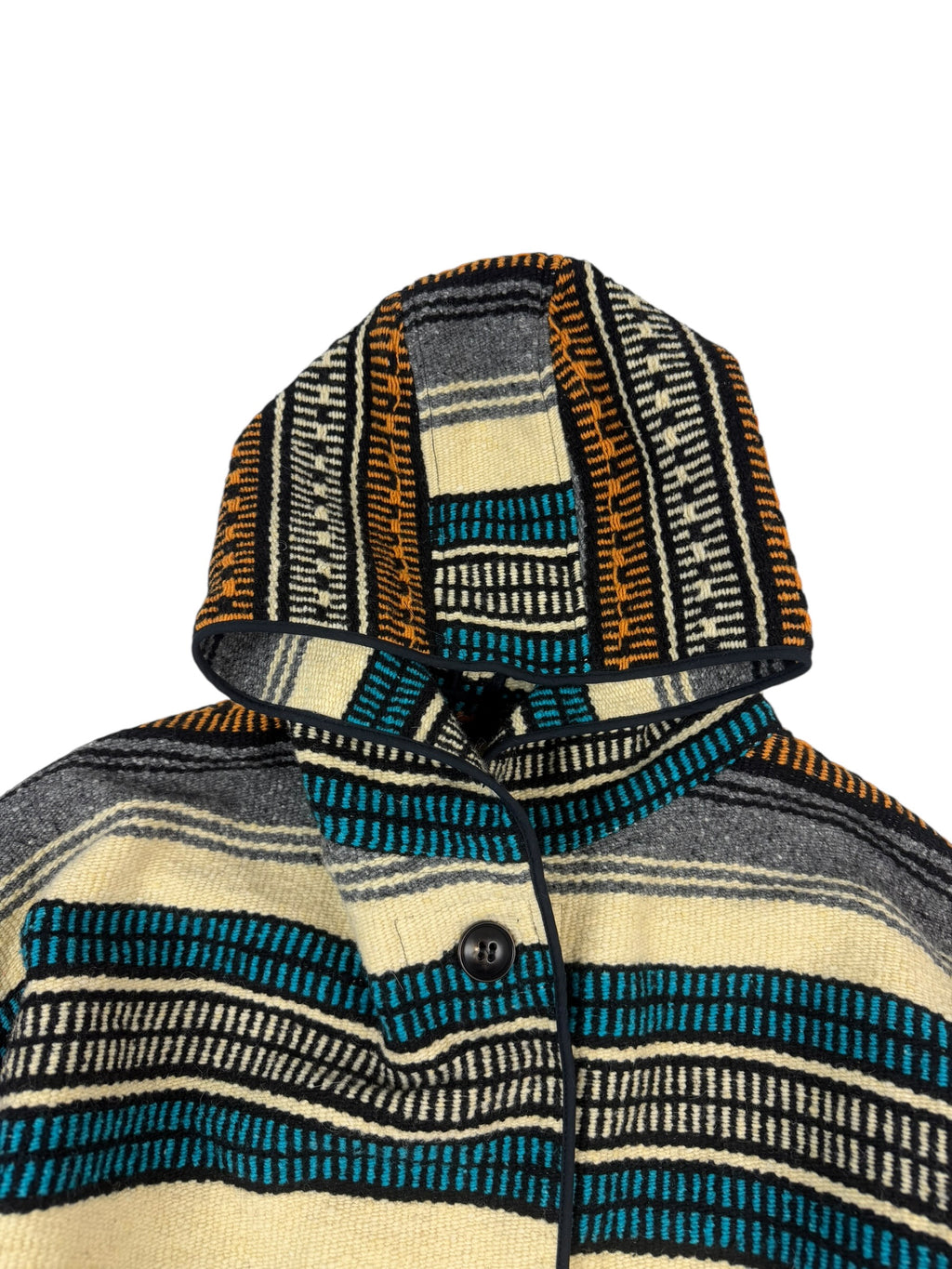 Nigel Cabourn Authentic Belted Wool Blanket Jacket