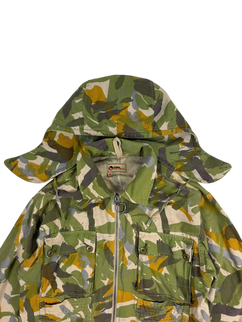 Nigel Cabourn Lybro US4 Hooded Camo Field Jacket