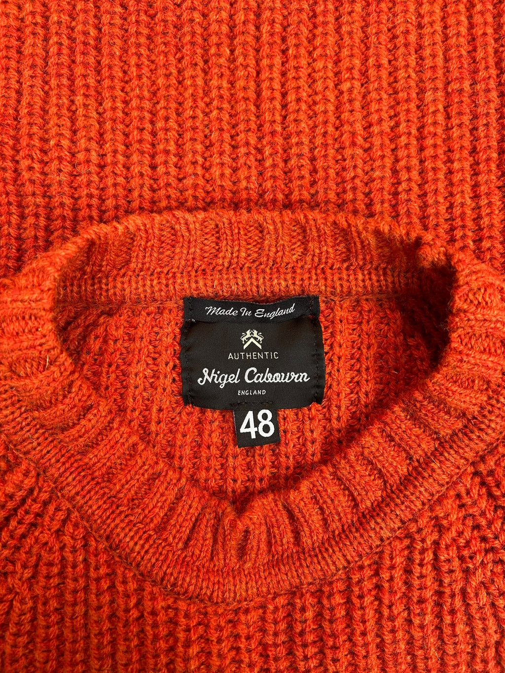 Nigel Cabourn Authentic Fisherman Wool Knit