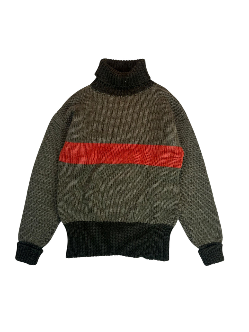 Nigel Cabourn Authentic Wool Roll Neck Knit