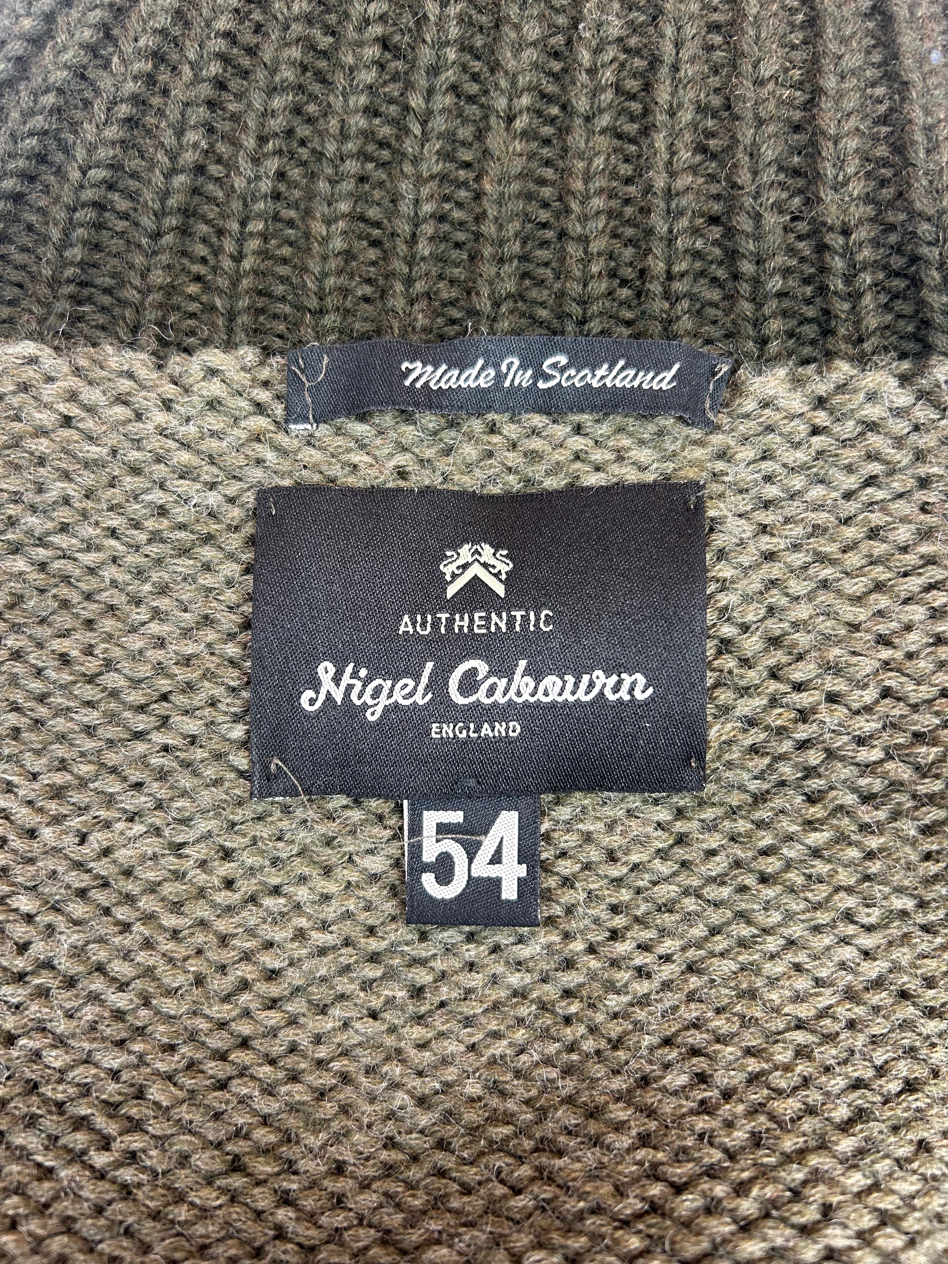 Nigel Cabourn Authentic Wool Roll Neck Knit