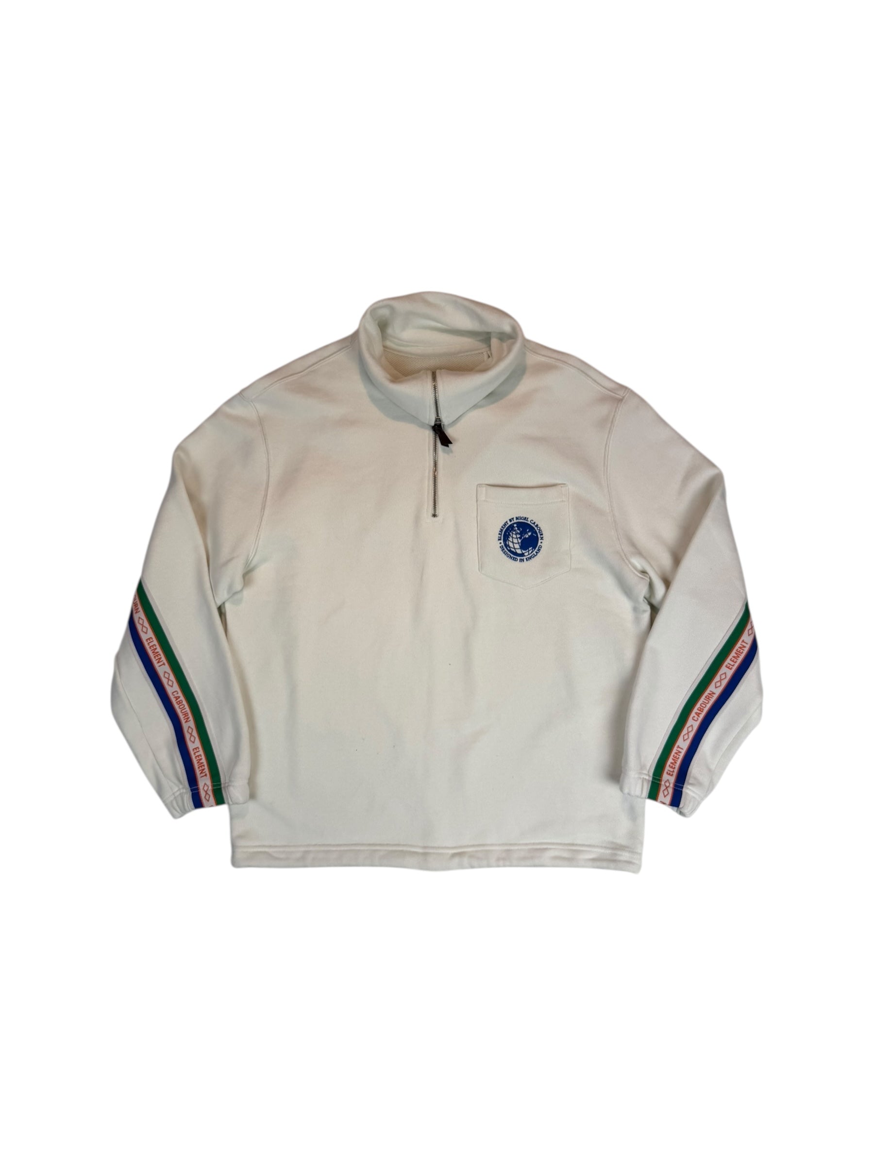 Nigel Cabourn Element Track Quarter Zip Sweater