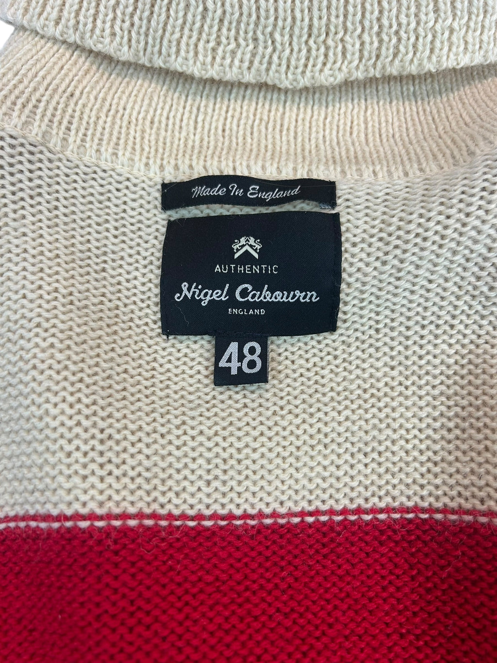 Nigel Cabourn Authentic Four Way Shetland Roll Neck