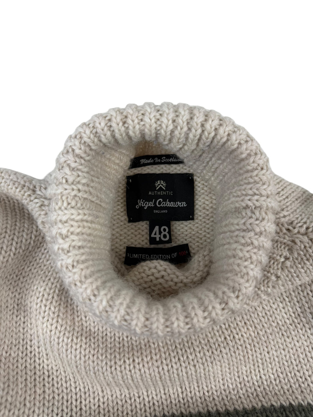 Nigel Cabourn Authentic George Lowe 'Limited Edition' Wool Roll-Neck