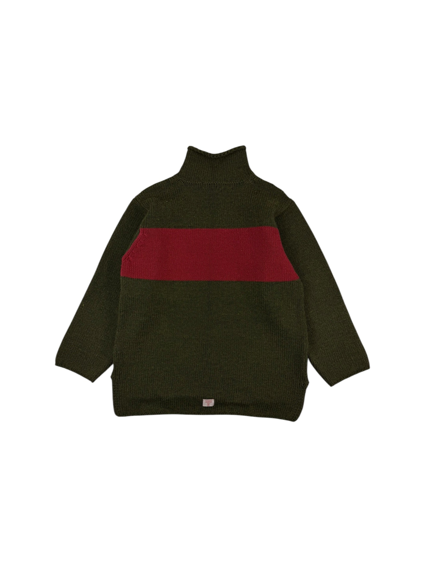 Nigel Cabourn Authentic Stripped Wool Rollneck