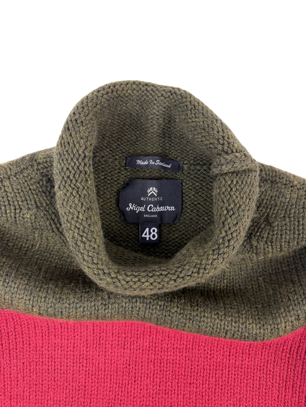 Nigel Cabourn Authentic Stripped Wool Rollneck