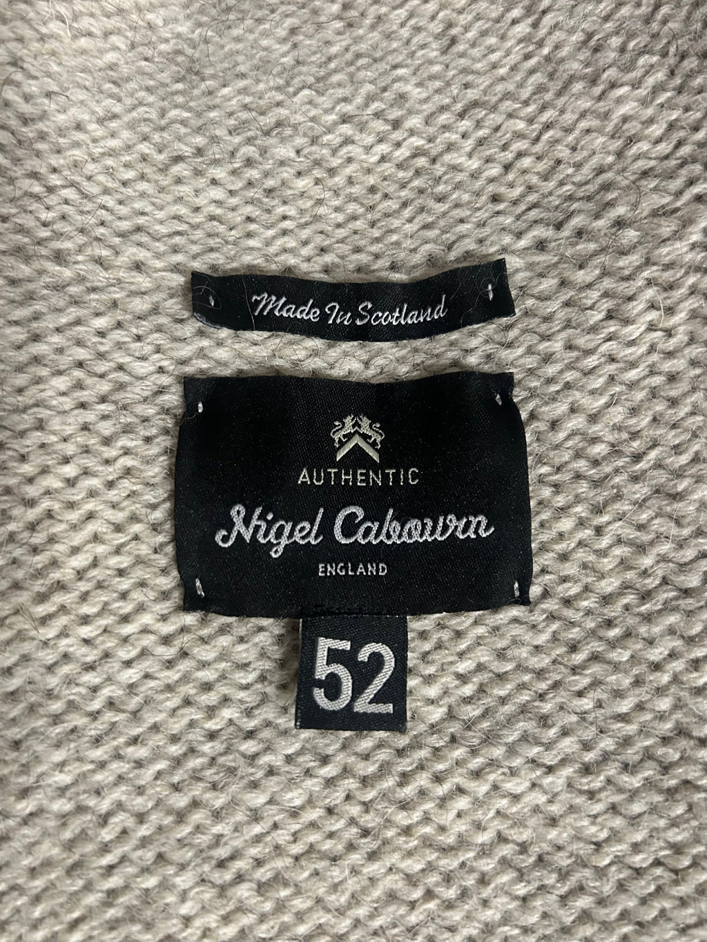 Nigel Cabourn Authentic Wool Roll Neck Jumper