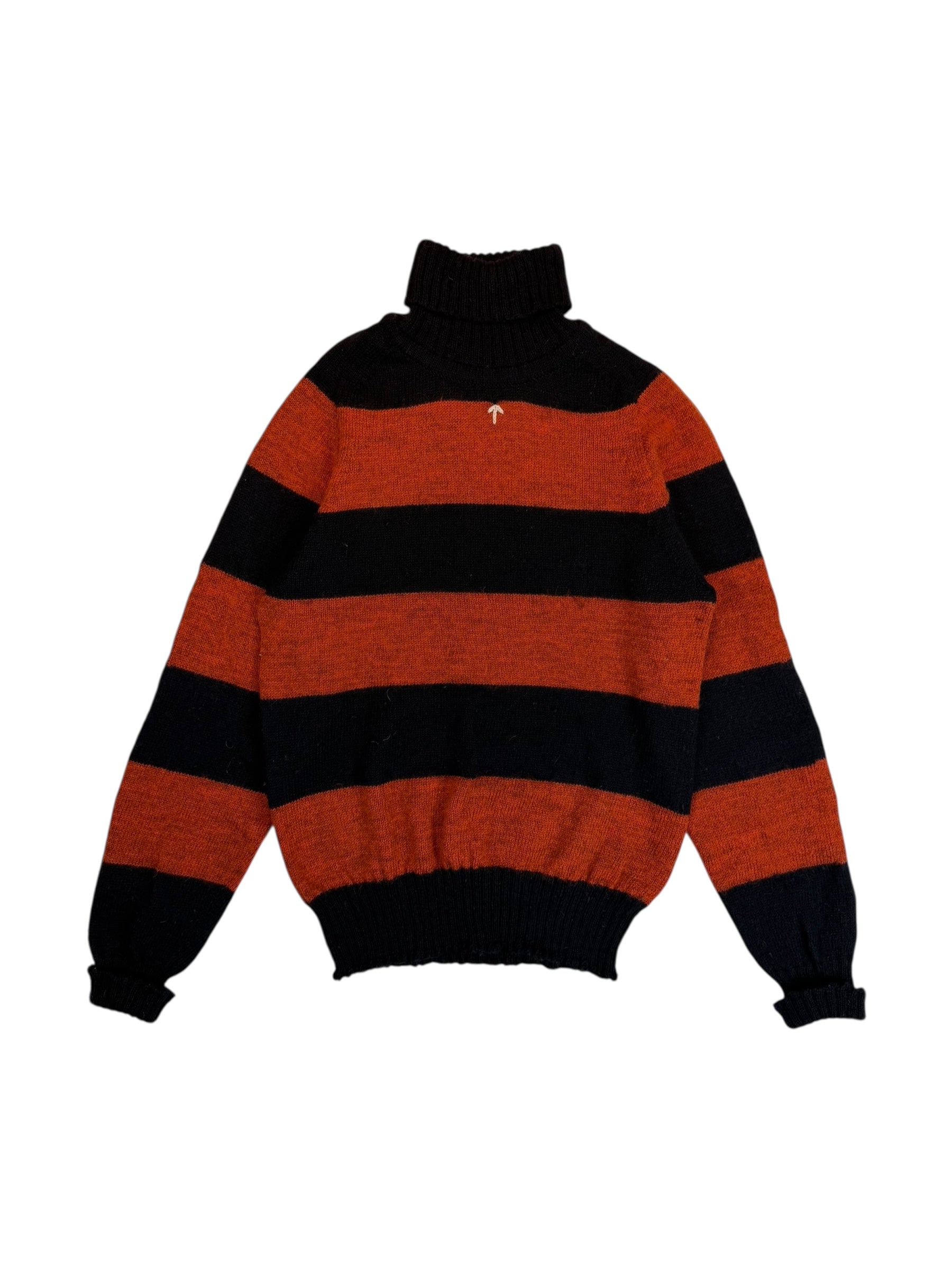 Nigel Cabourn Rugby Stripe Seamless Roll Neck