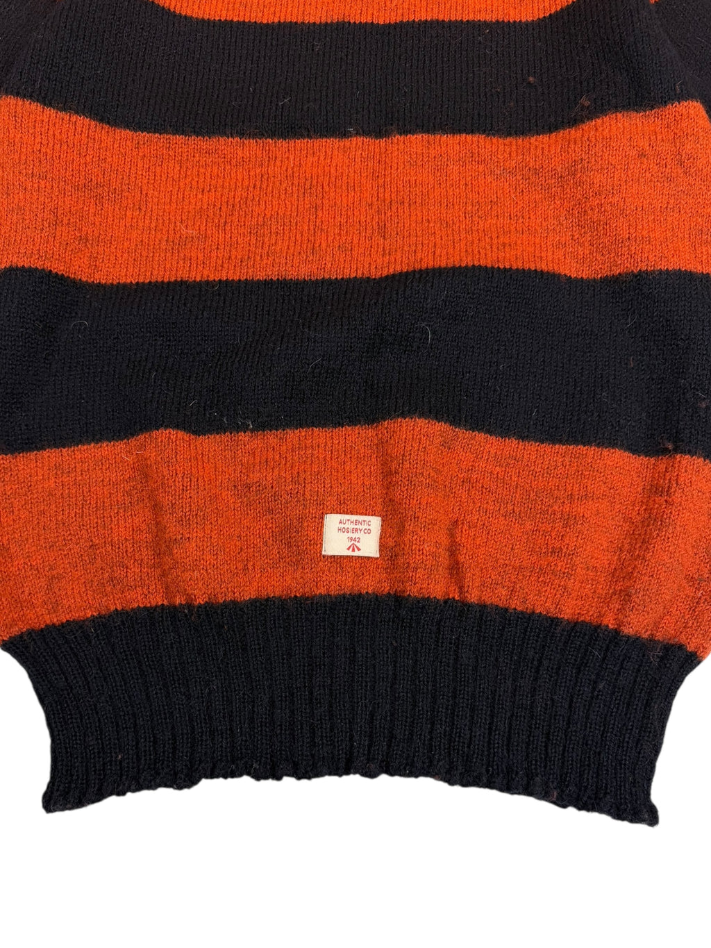 Nigel Cabourn Rugby Stripe Seamless Roll Neck