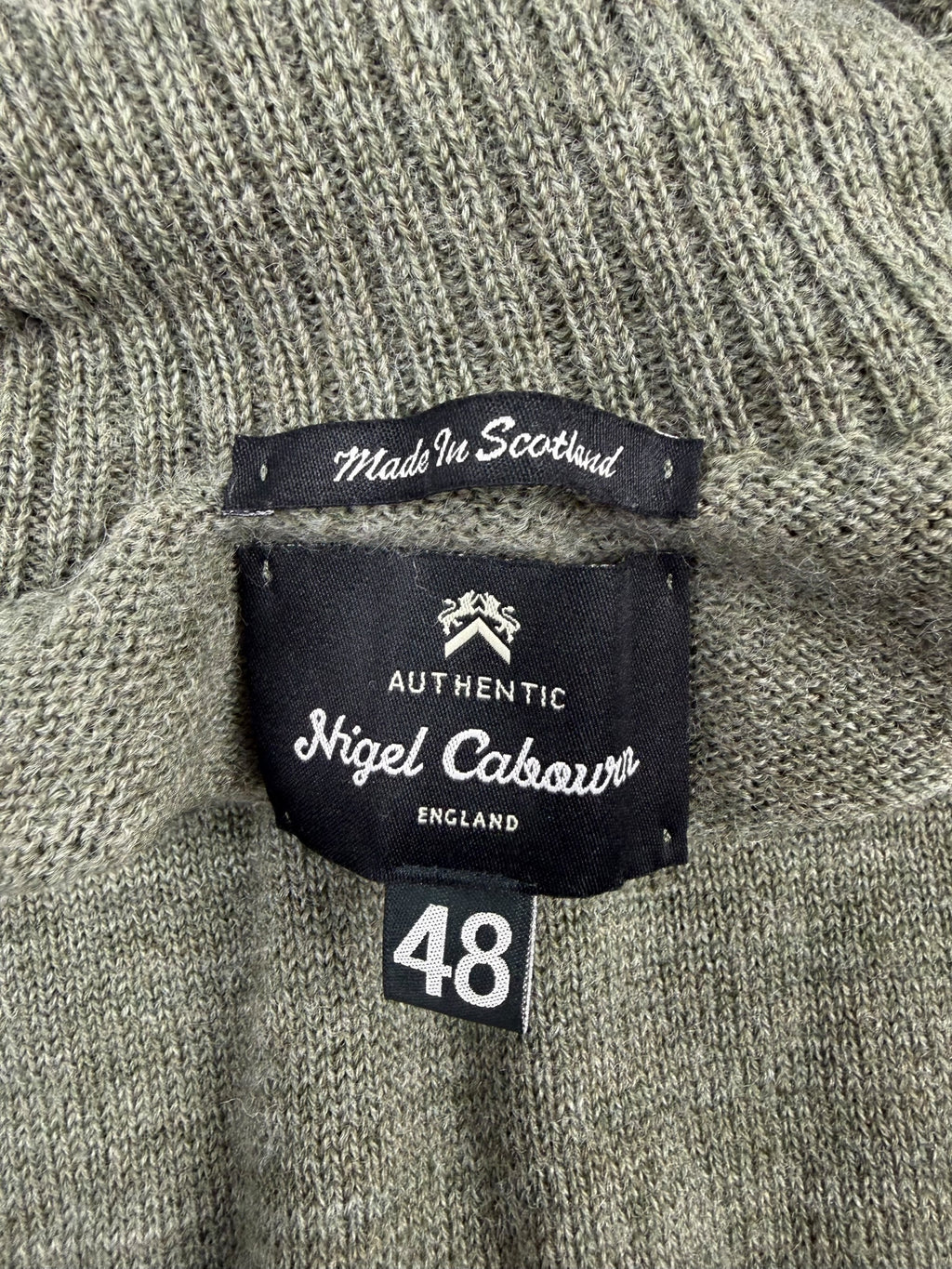 Nigel Cabourn Authentic Classic Roll Neck Seamless Knit