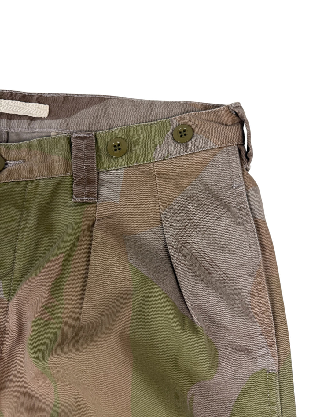 Nigel Cabourn Lybro Pleated Army Camo Pants